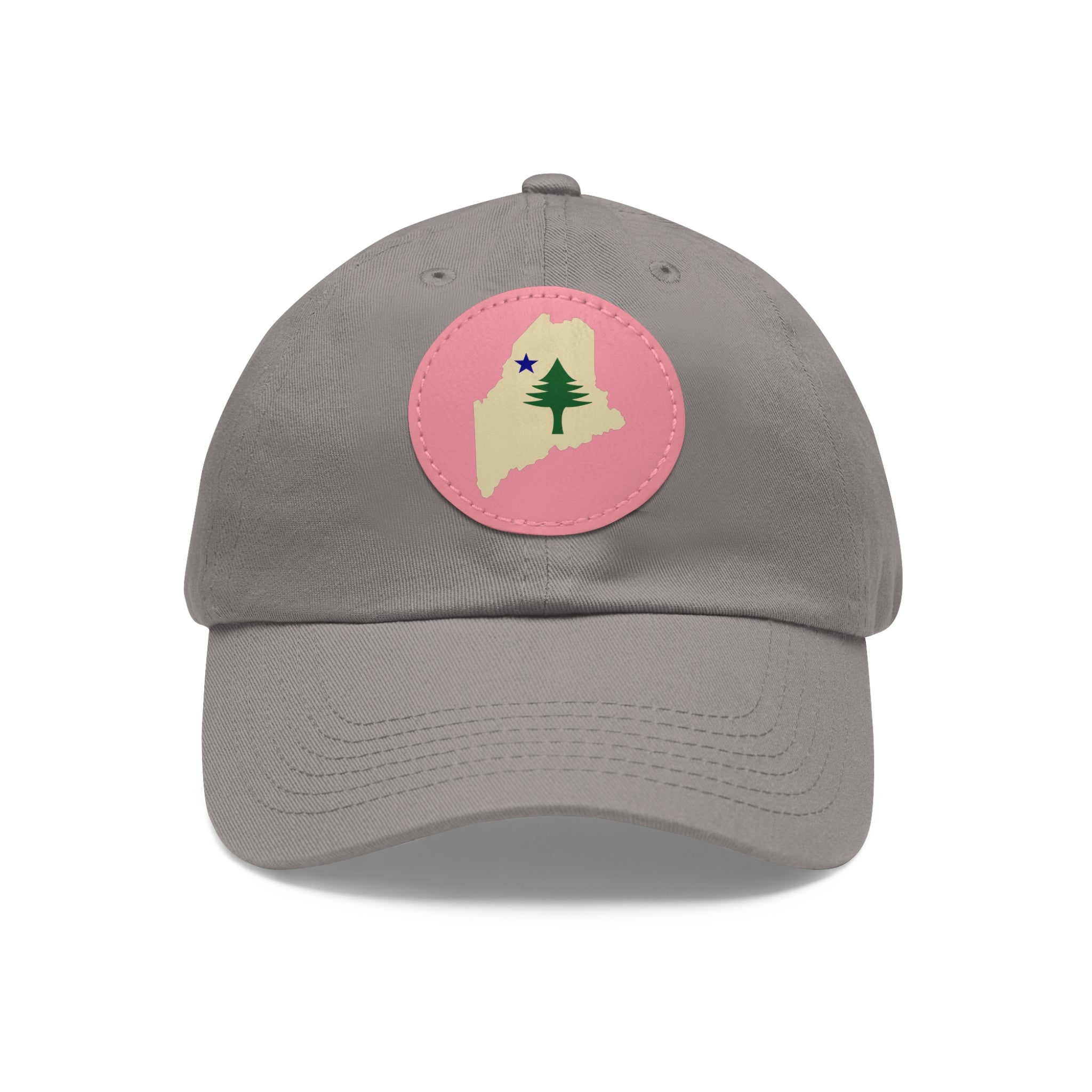 Heritage Maine 1901 Leather Patch Hat | Pine Tree & Star State Outline Cap