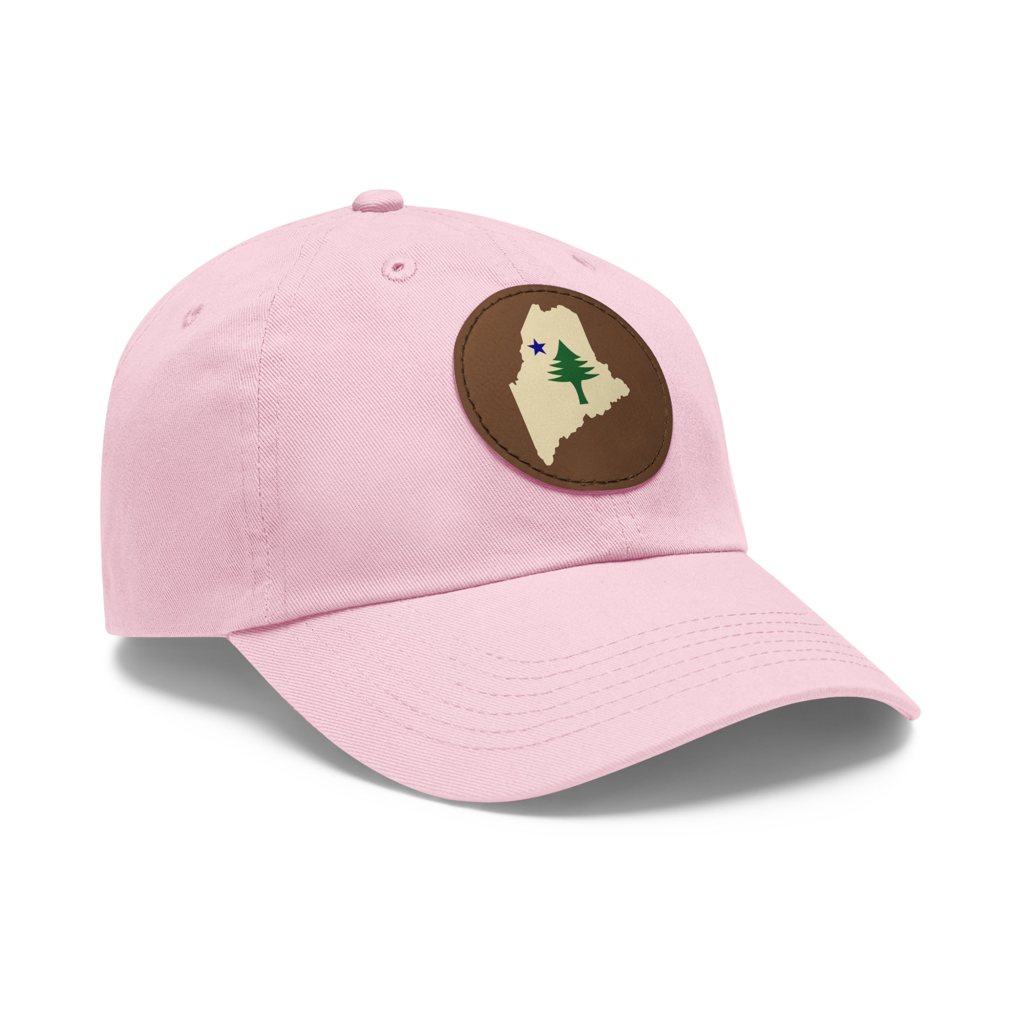 Heritage Maine 1901 Leather Patch Hat | Pine Tree & Star State Outline Cap