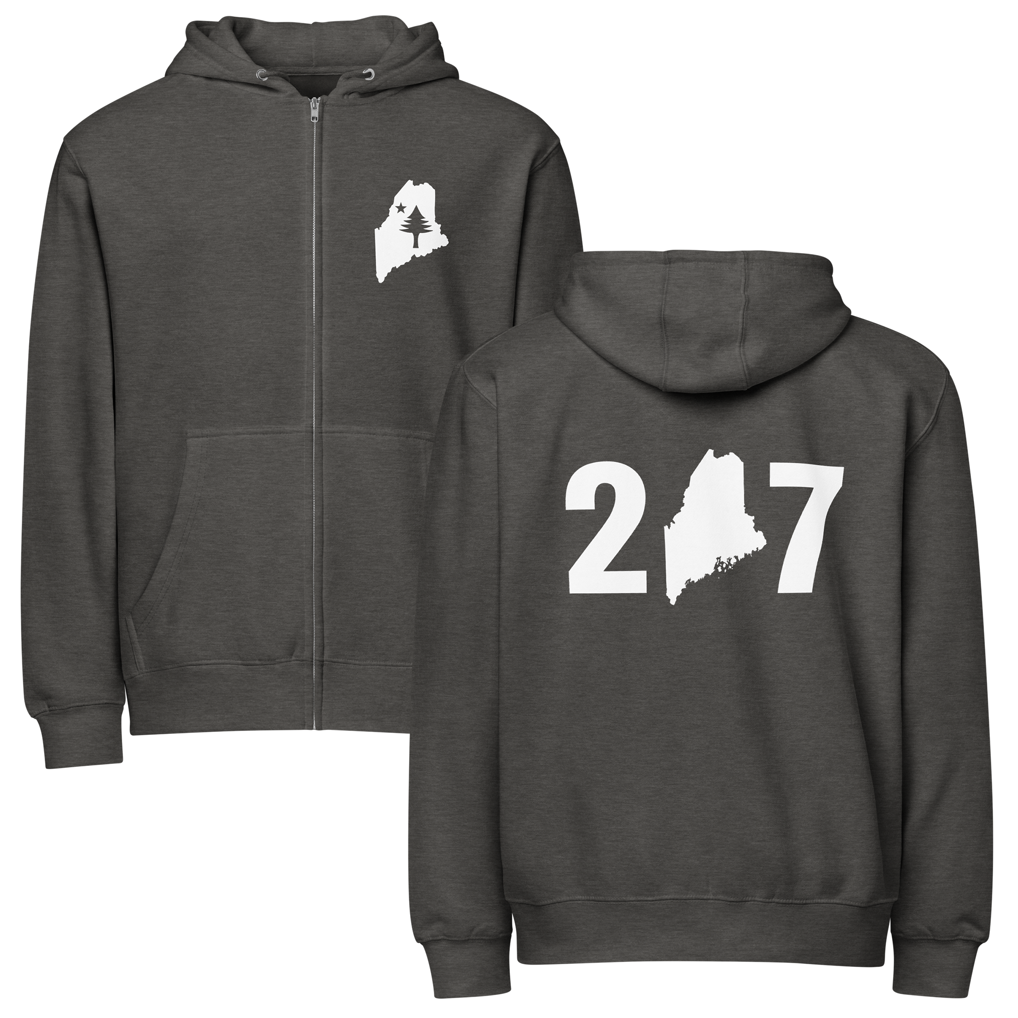 207 Maine Zip Hoodie