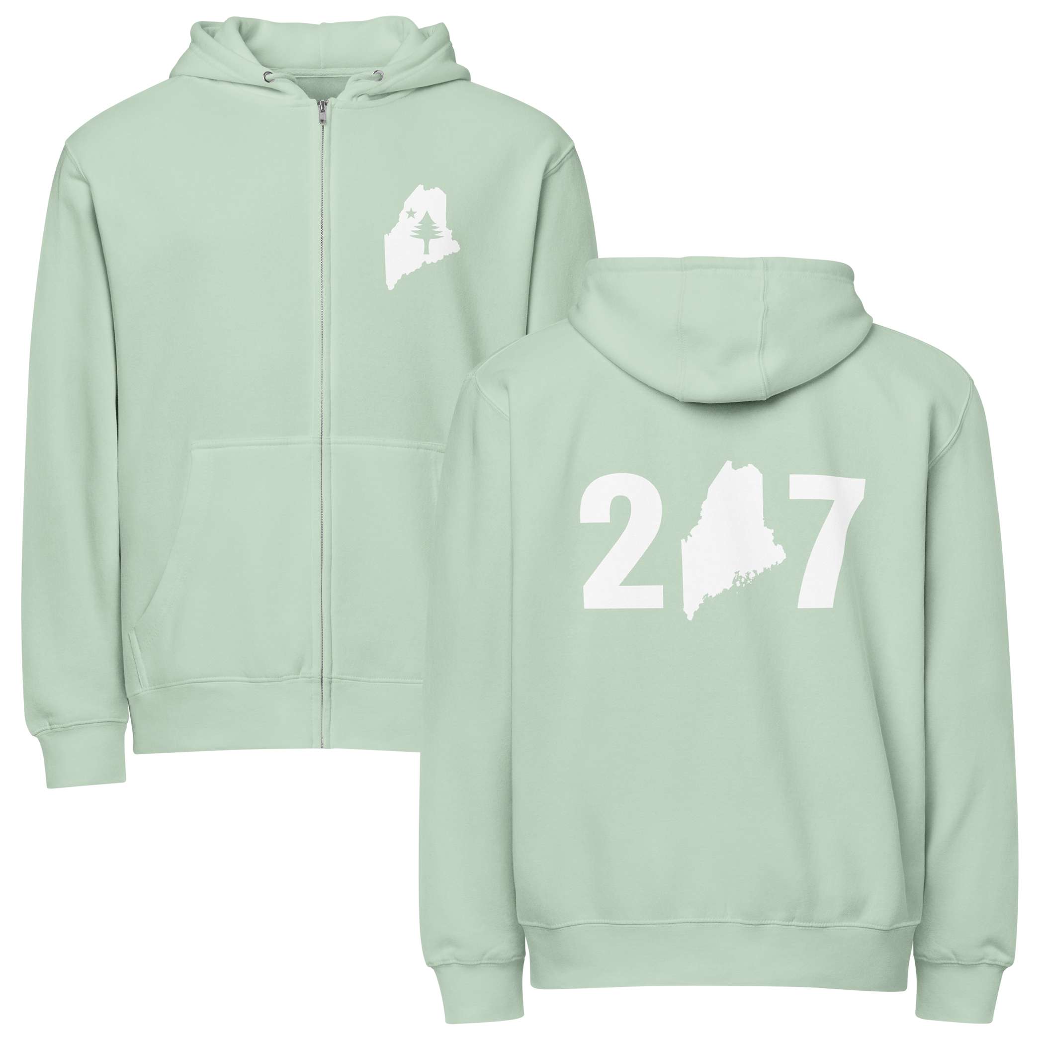 207 Maine Zip Hoodie