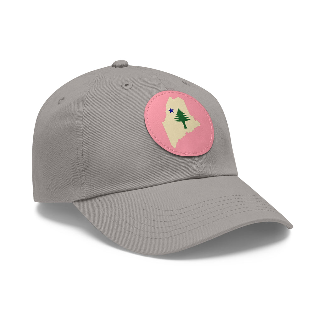 Heritage Maine 1901 Leather Patch Hat | Pine Tree & Star State Outline Cap