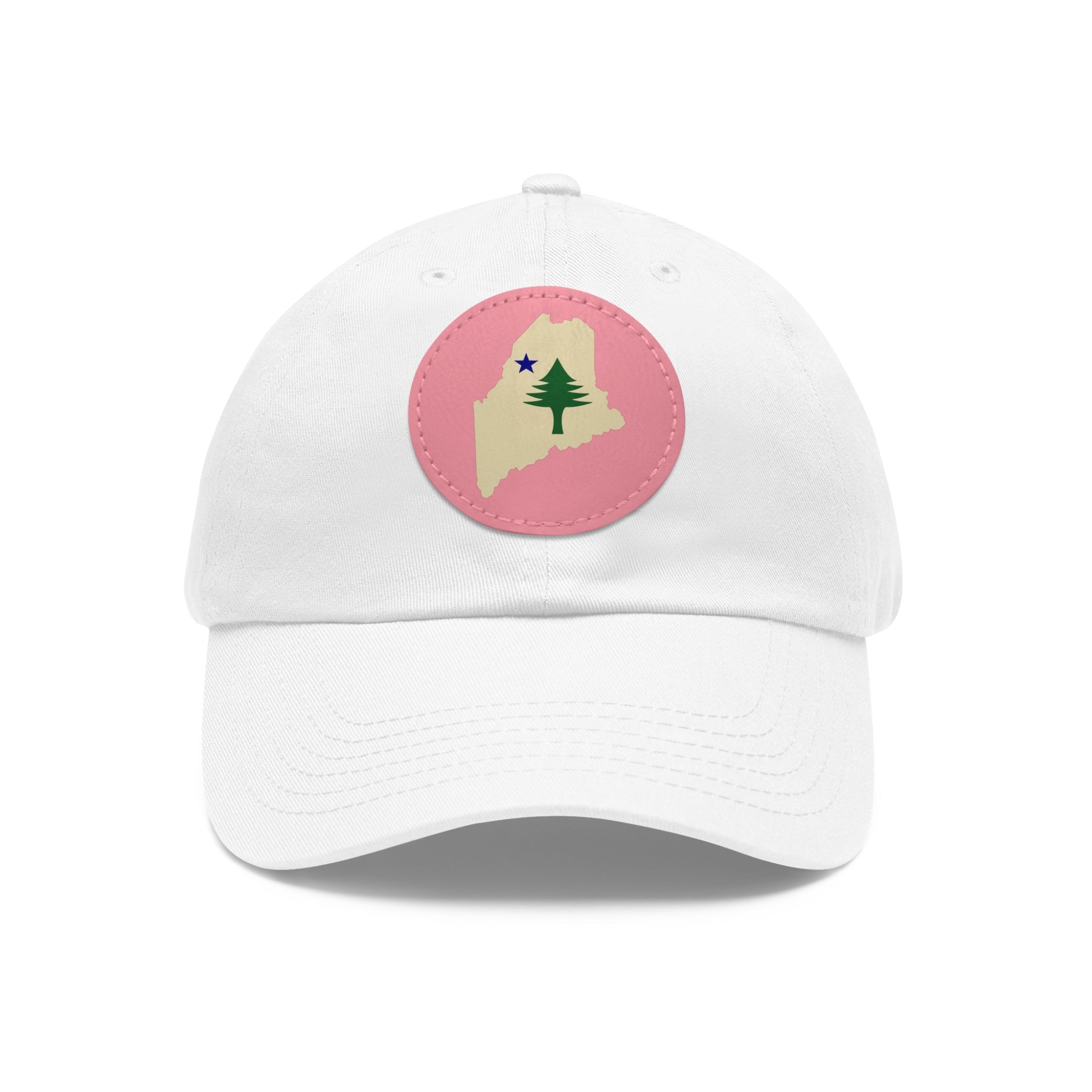 Heritage Maine 1901 Leather Patch Hat | Pine Tree & Star State Outline Cap