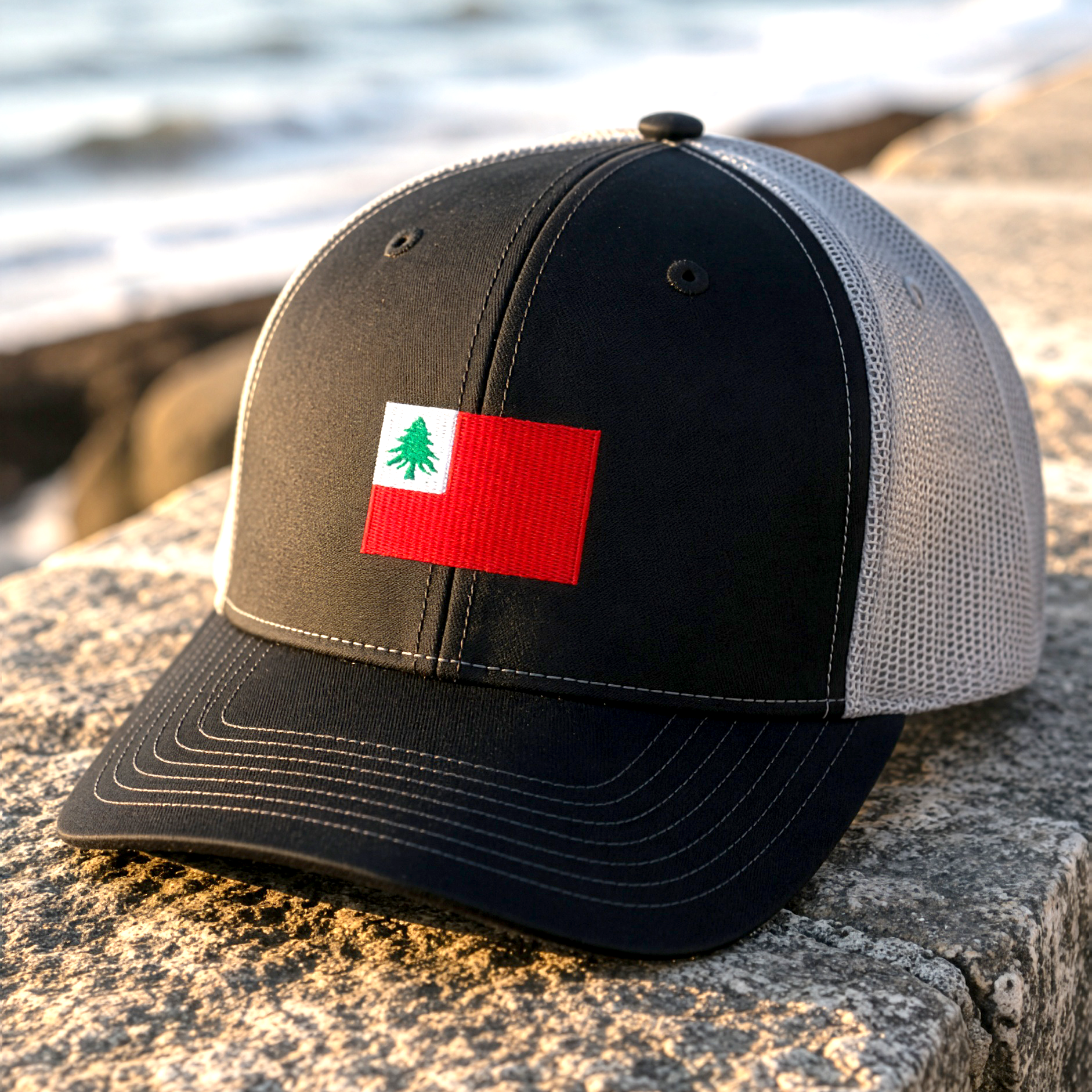 New England Flag Trucker Cap