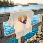 Maine Heart Boxy Women's Tee