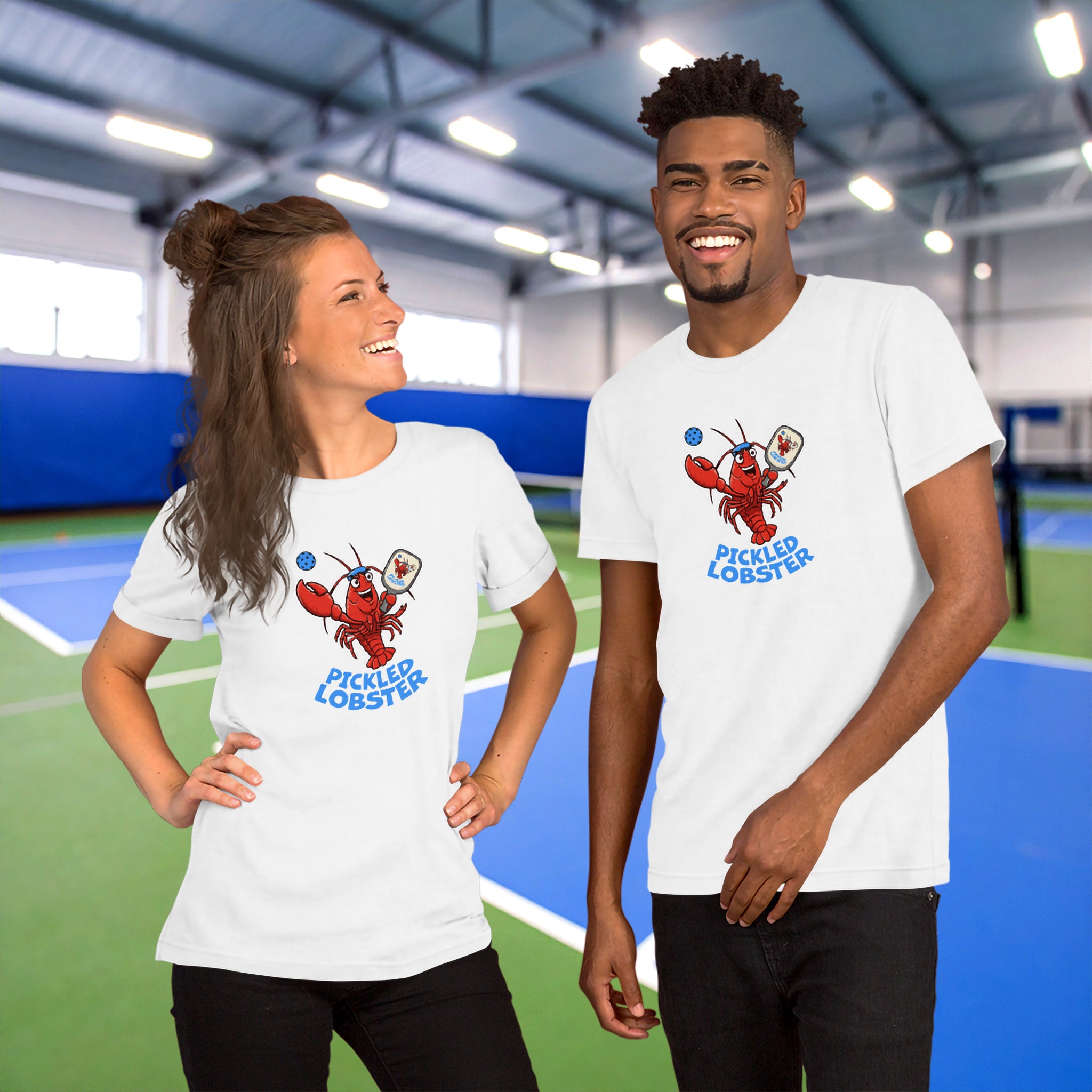 Pickled Lobster Pickleball T-Shirt | Funny Sports Shirt | Lobster Graphic Tee