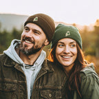 Heritage Maine 1901 Flag Fisherman Beanie | Vintage Pine Tree & North Star Embroidered Knit Hat | Vacationland Gift