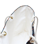 Maine Coastal Weekender Bag with Lobster Botanical Print