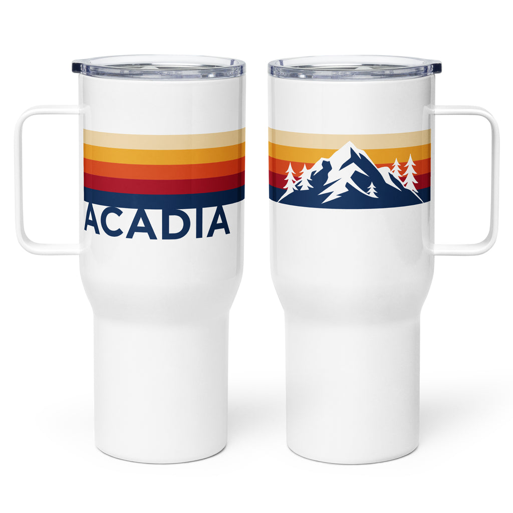 Acadia Retro Stripes Insulated Tumbler