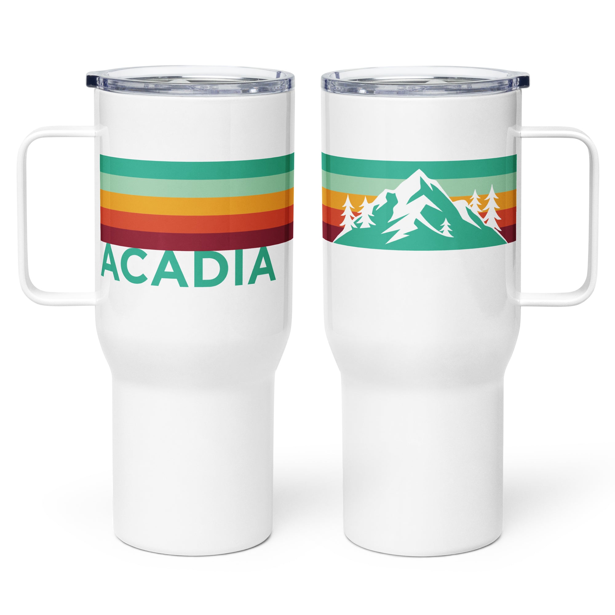 Acadia Retro Stripes Insulated Tumbler