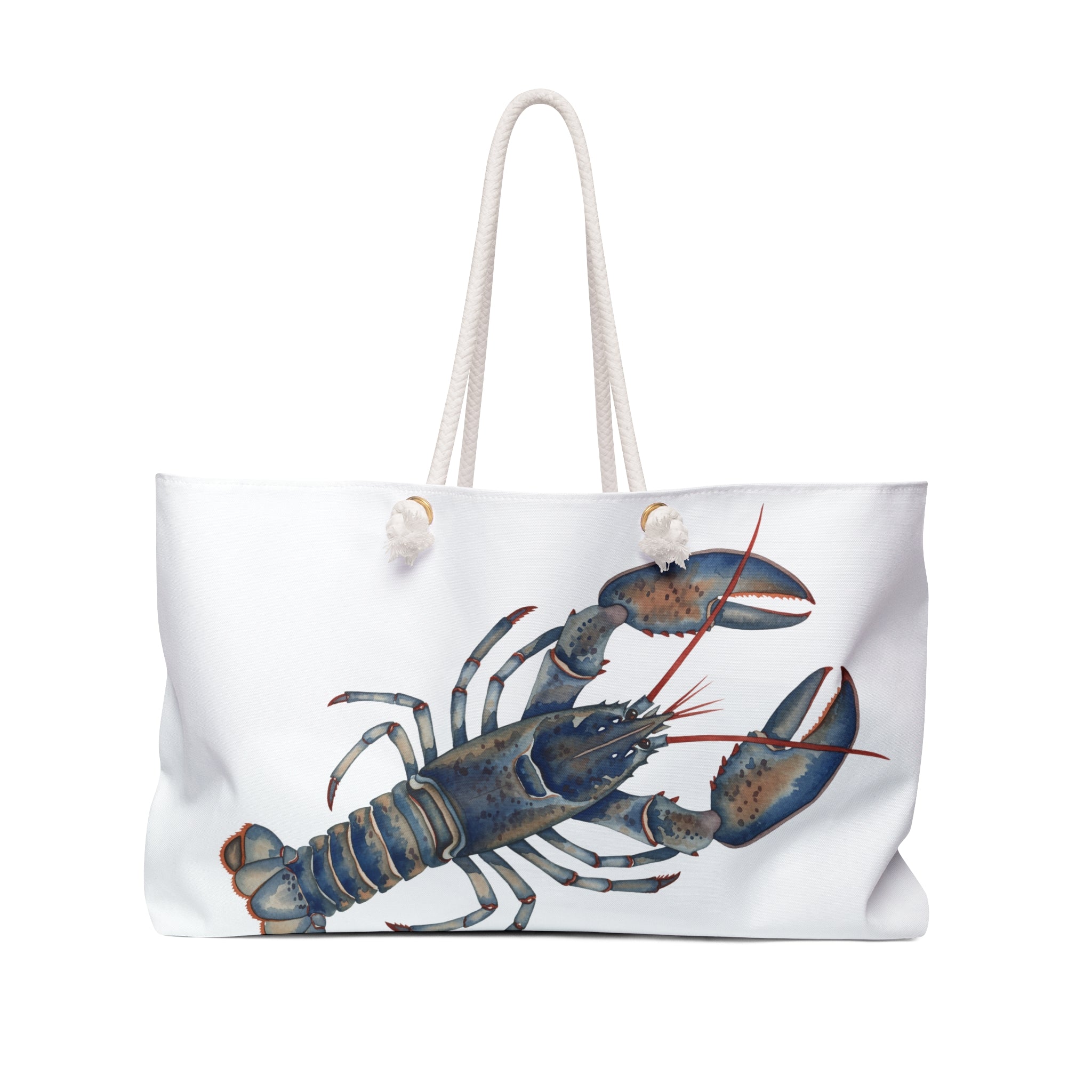 Lobster Watercolor Weekender Tote Bag