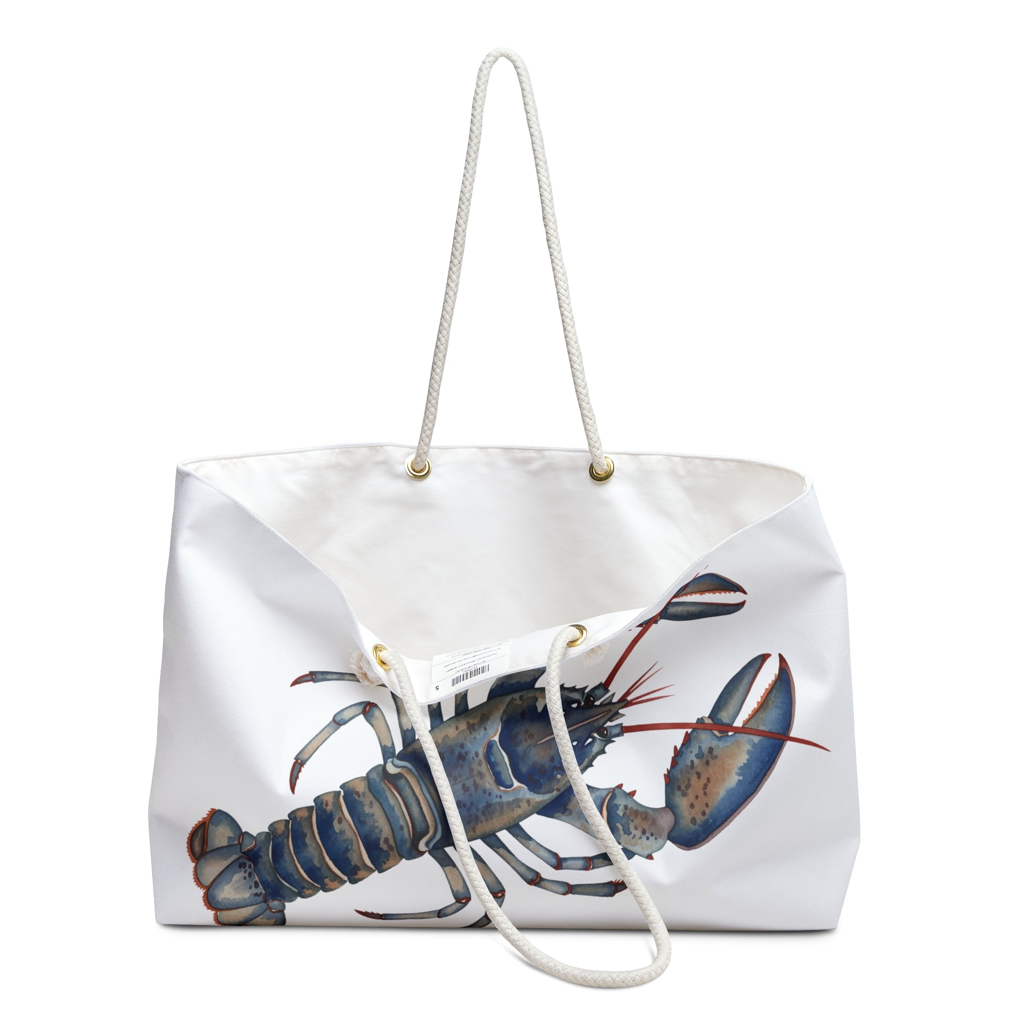Lobster Watercolor Weekender Tote Bag