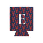 Lobster Pattern Custom Coozie | New England Summer Vibes Can Cooler