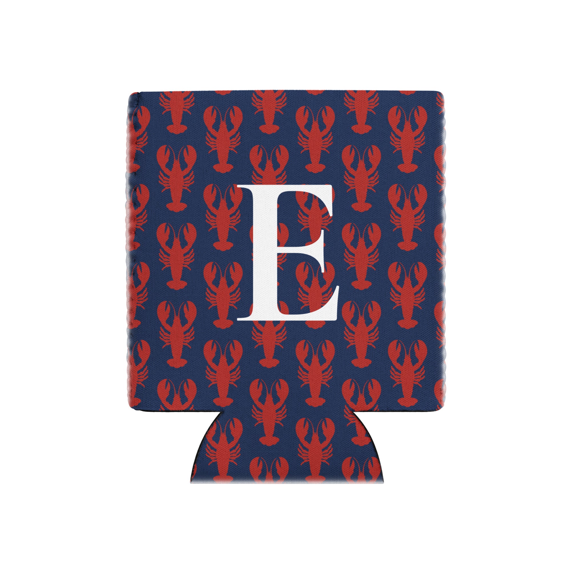 Lobster Pattern Custom Coozie | New England Summer Vibes Can Cooler