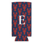 Lobster Pattern Custom Coozie | New England Summer Vibes Can Cooler
