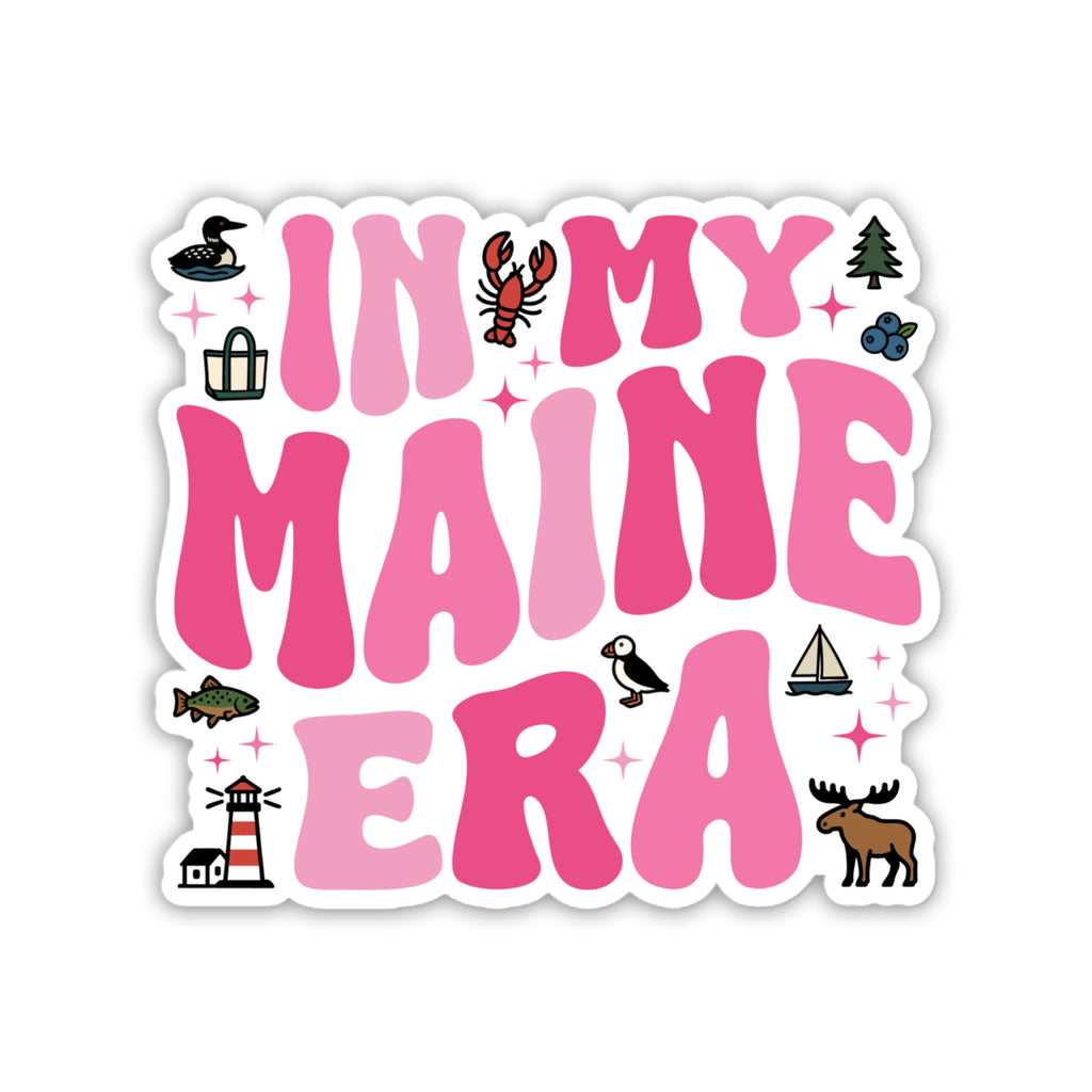 In My Maine Era Sticker | Swiftie Inspired Souvenir | New England Decal