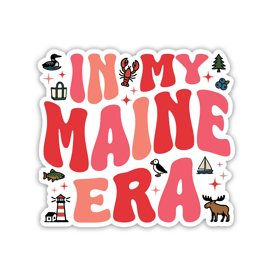 In My Maine Era Sticker - Red