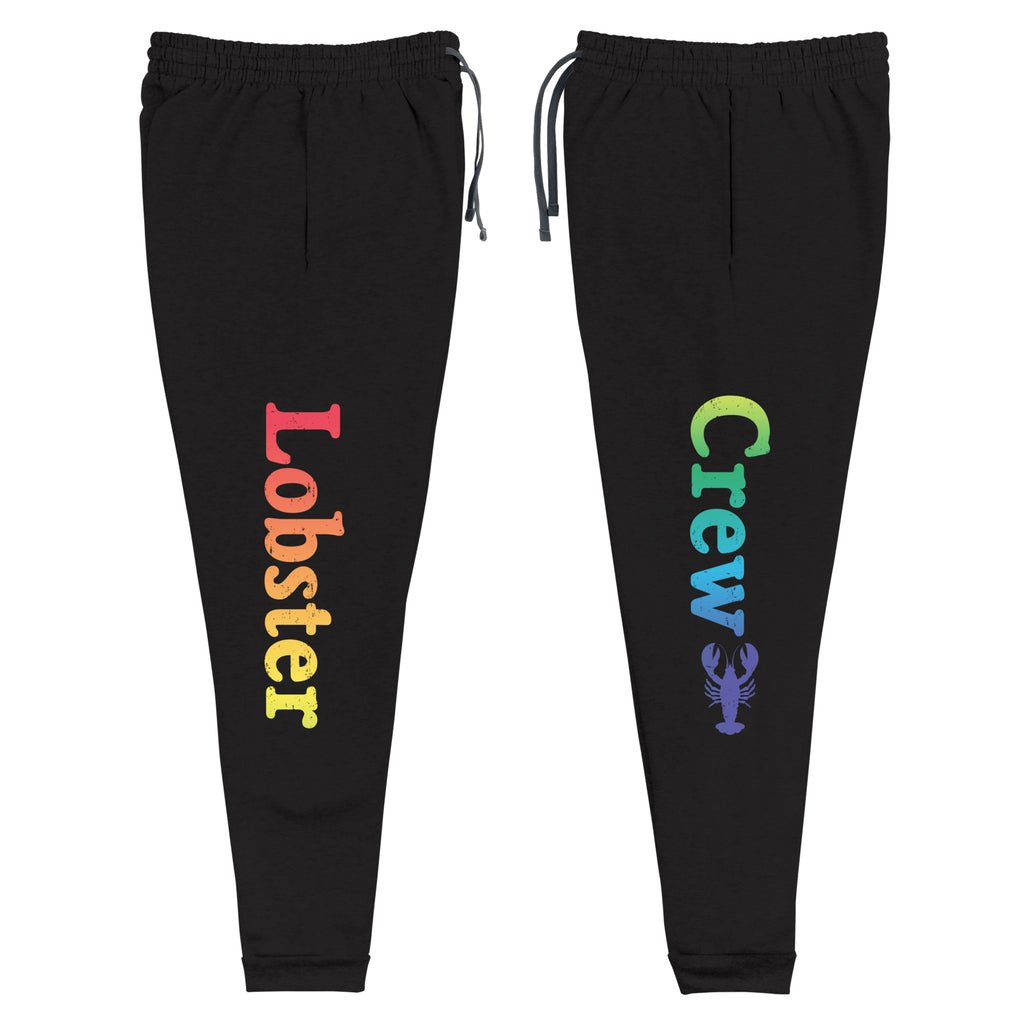 Maine "Lobster Crew" Joggers | Retro Lobster Sweatpants | Coastal Maine Apparel