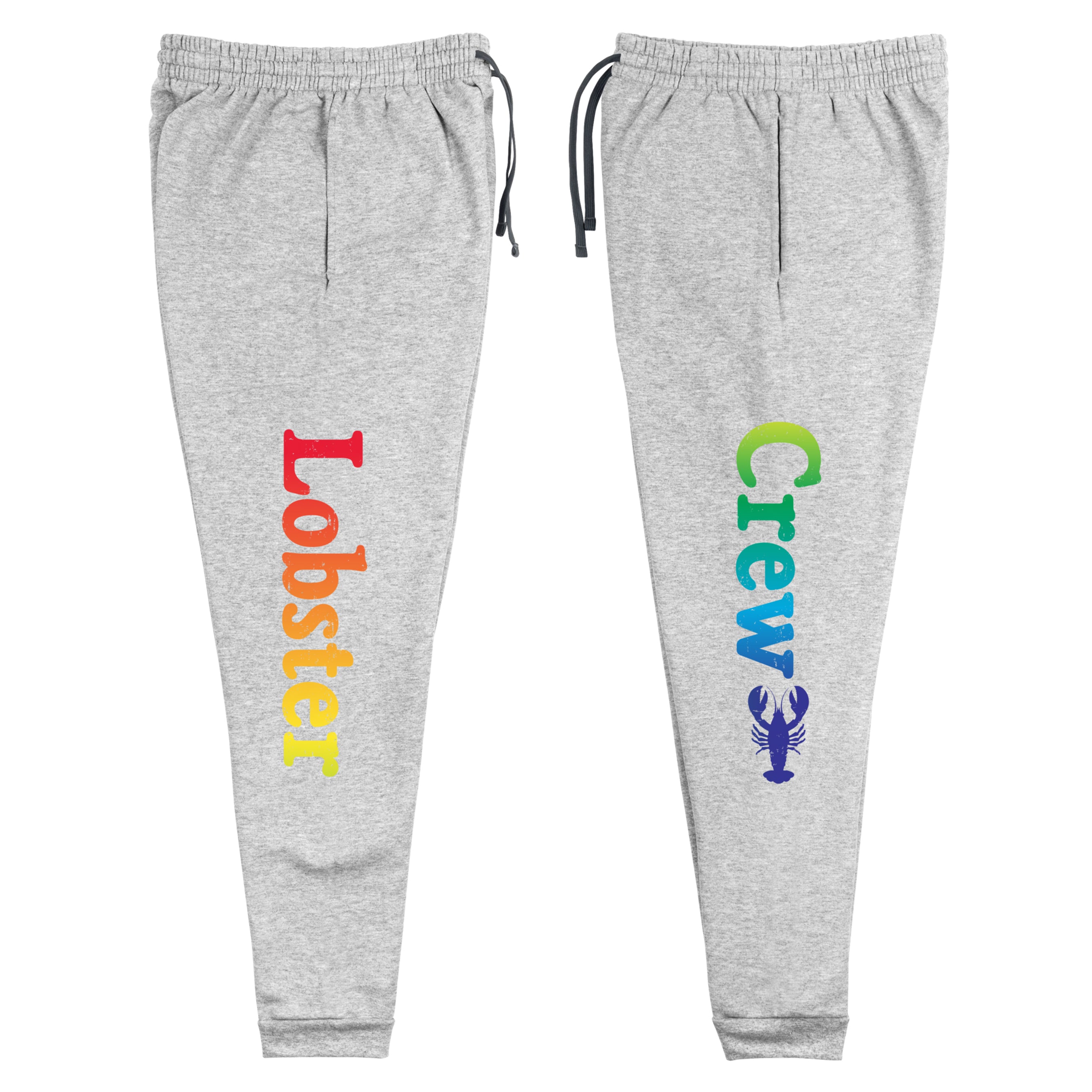 Maine "Lobster Crew" Joggers | Retro Lobster Sweatpants | Coastal Maine Apparel