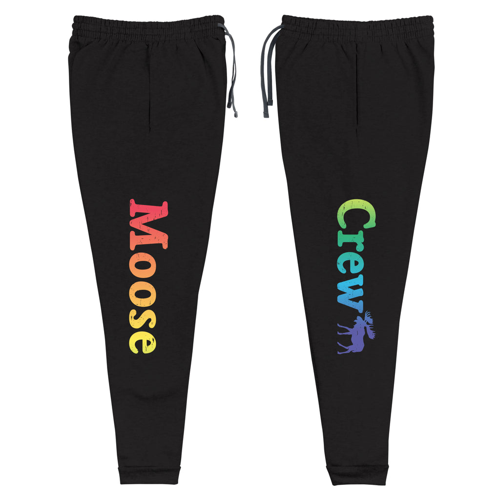"Moose Crew" Joggers | Retro Moose Sweatpants | Coastal Maine Apparel