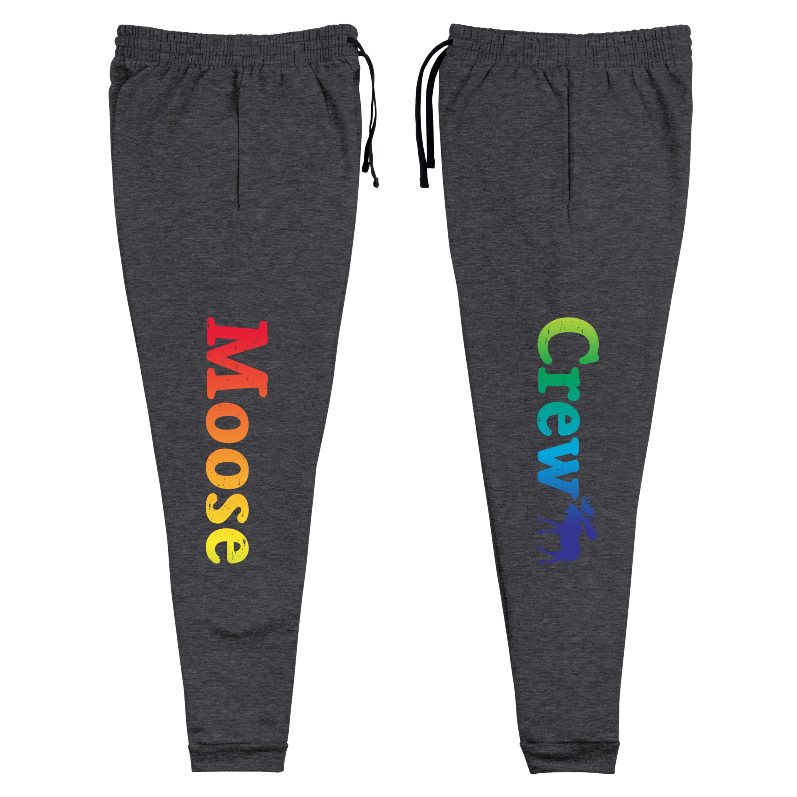 "Moose Crew" Joggers | Retro Moose Sweatpants | Coastal Maine Apparel
