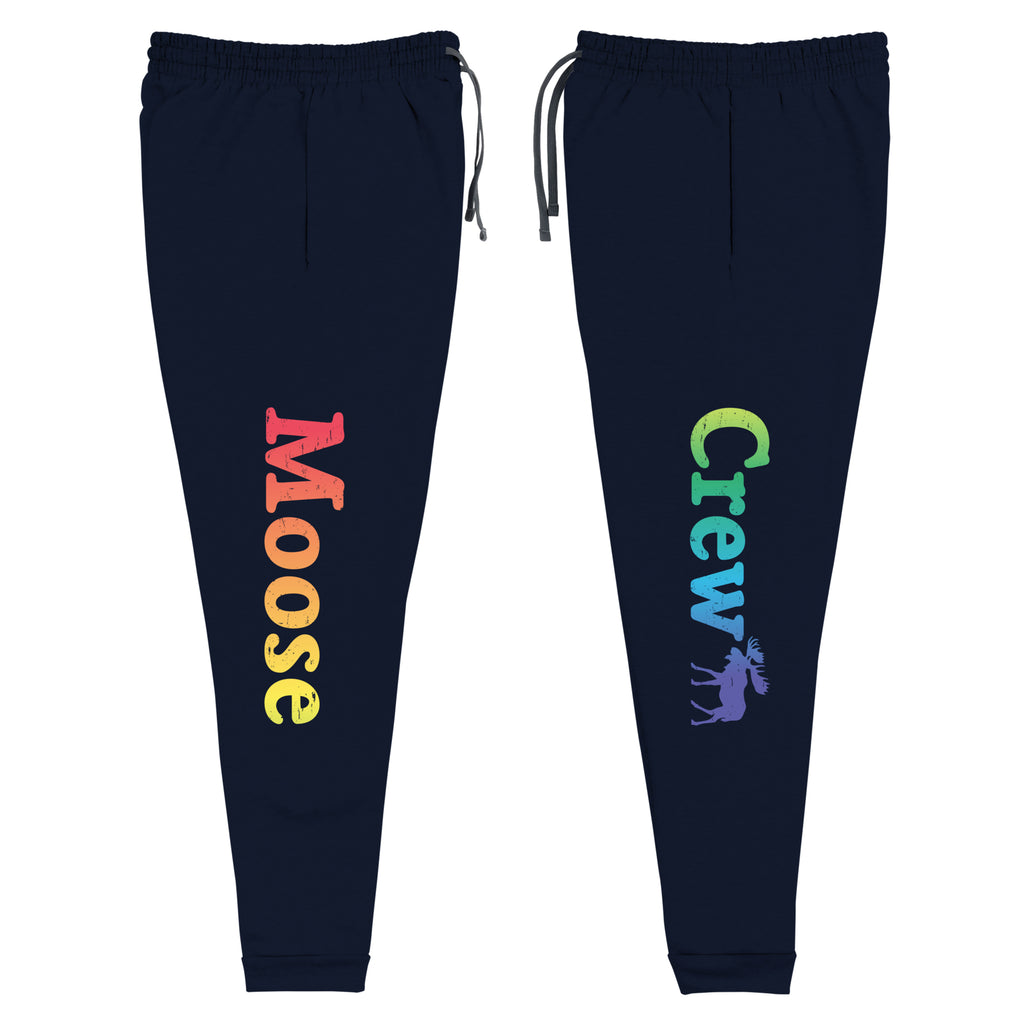 "Moose Crew" Joggers | Retro Moose Sweatpants | Coastal Maine Apparel