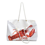 Lobster Watercolor Weekender Tote Bag