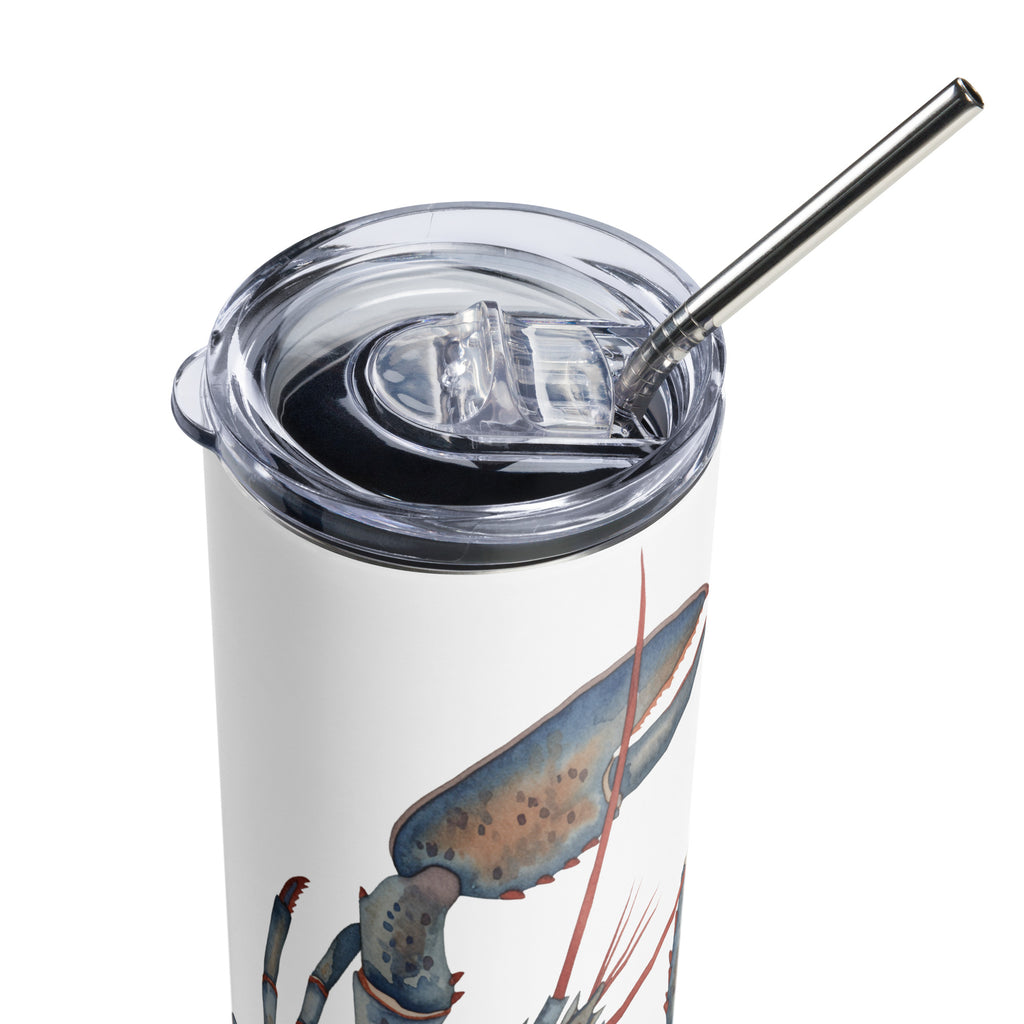 Watercolor Lobster Insulated Travel Tumbler