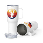 Lobster Retro Stripe Tumbler — 25 oz & 40 oz | Standard or Custom Text