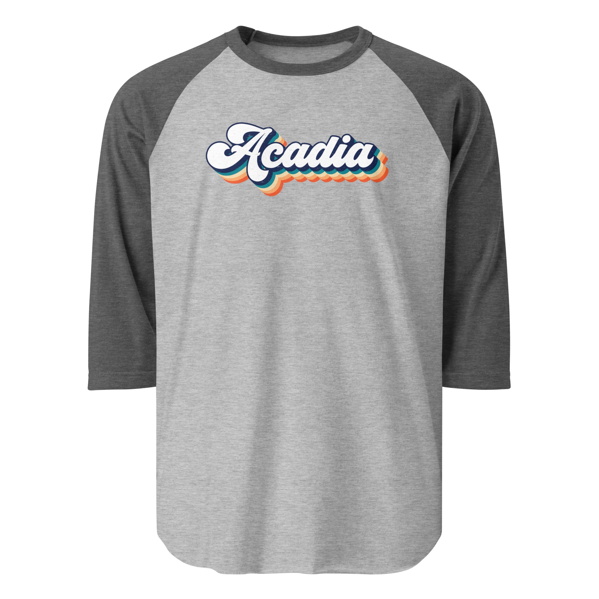 Acadia National Park Raglan Tee | 3/4 Sleeve Vintage Baseball Shirt
