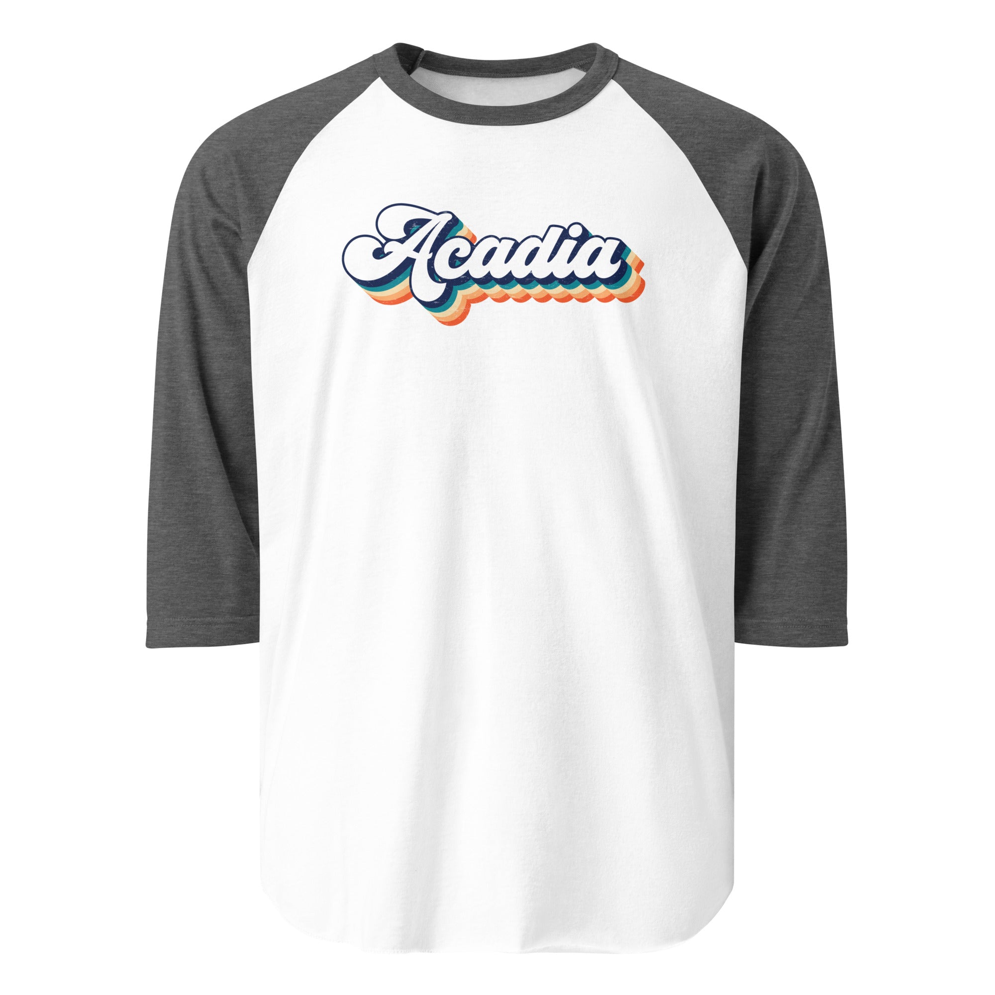 Acadia National Park Raglan Tee | 3/4 Sleeve Vintage Baseball Shirt