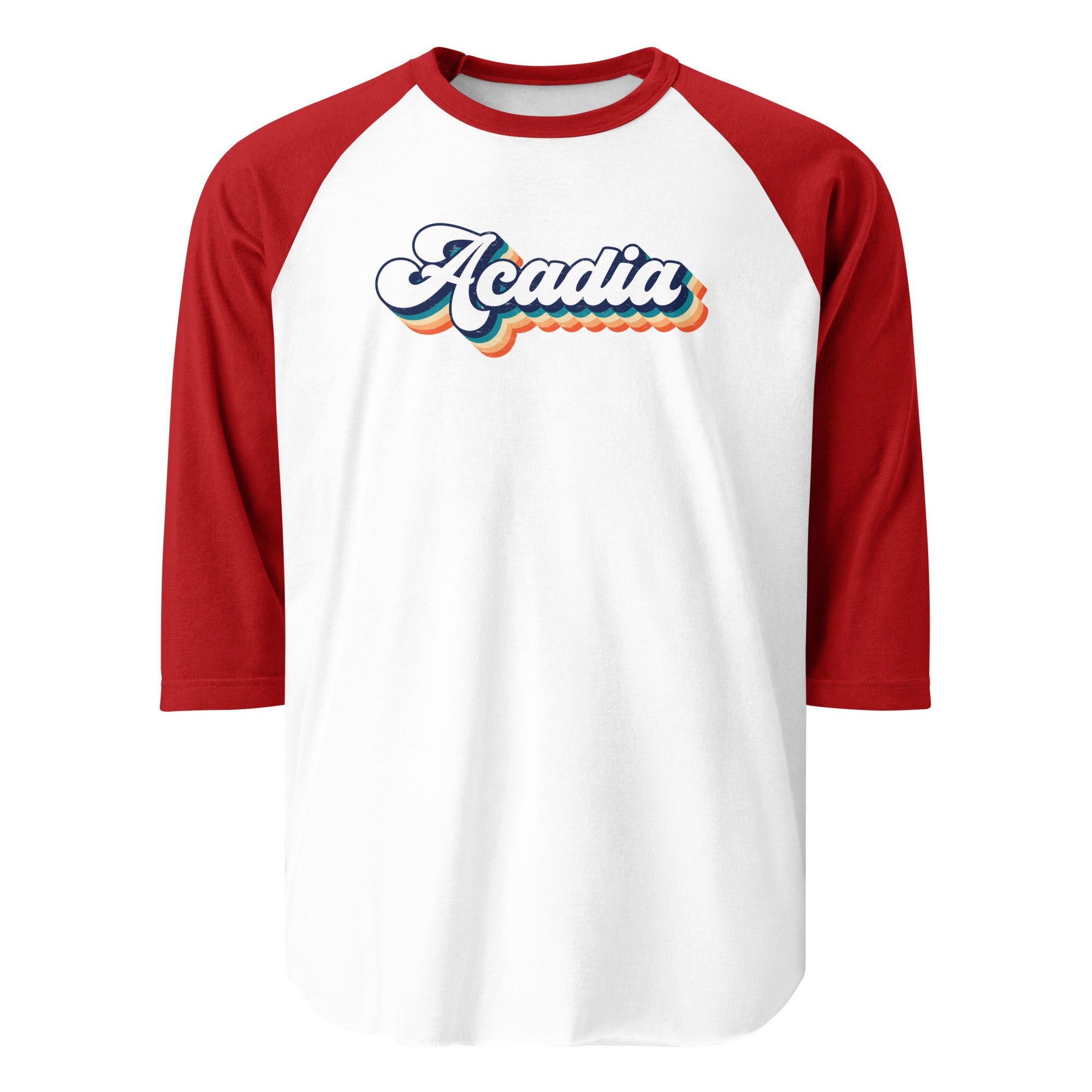Acadia National Park Raglan Tee | 3/4 Sleeve Vintage Baseball Shirt