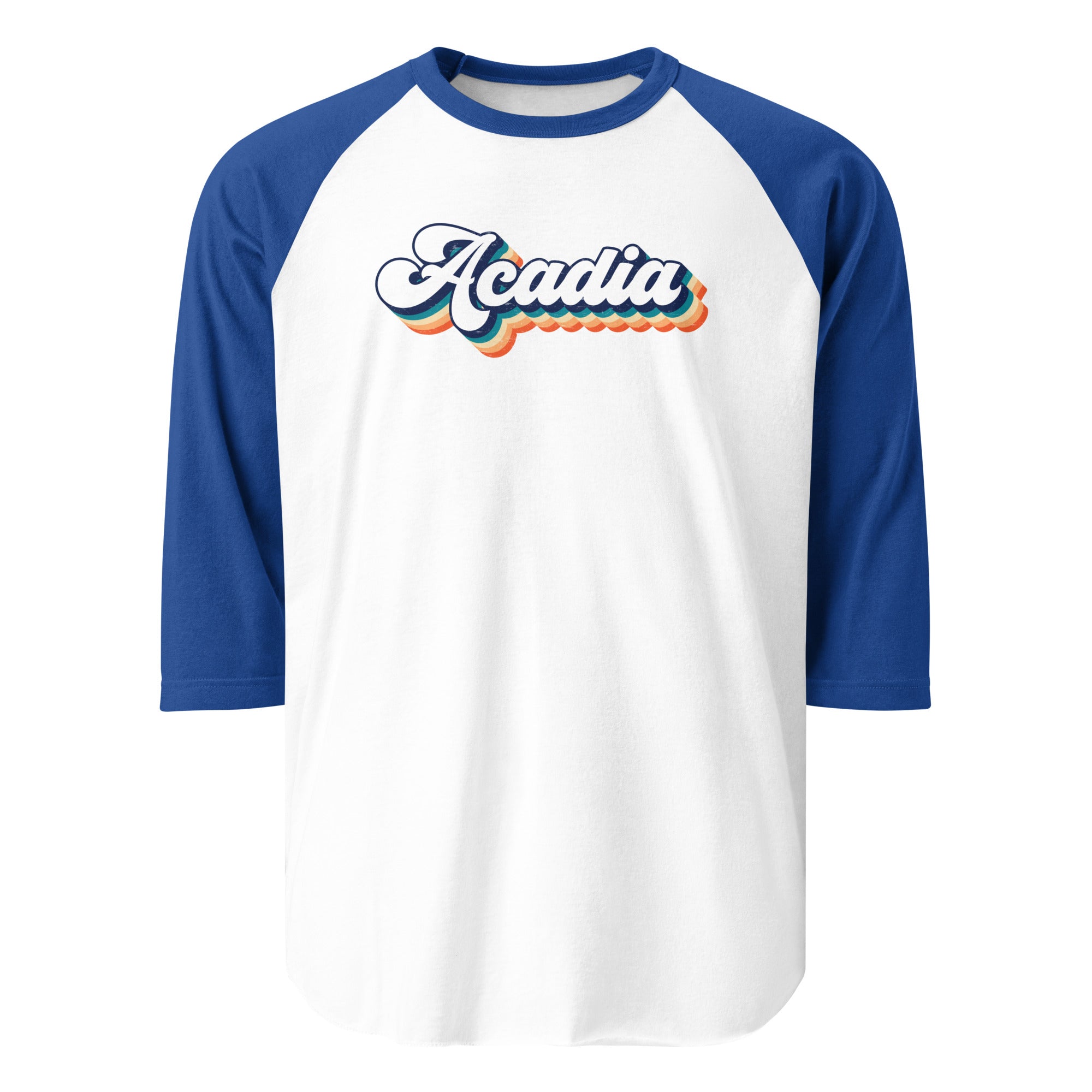 Acadia National Park Raglan Tee | 3/4 Sleeve Vintage Baseball Shirt