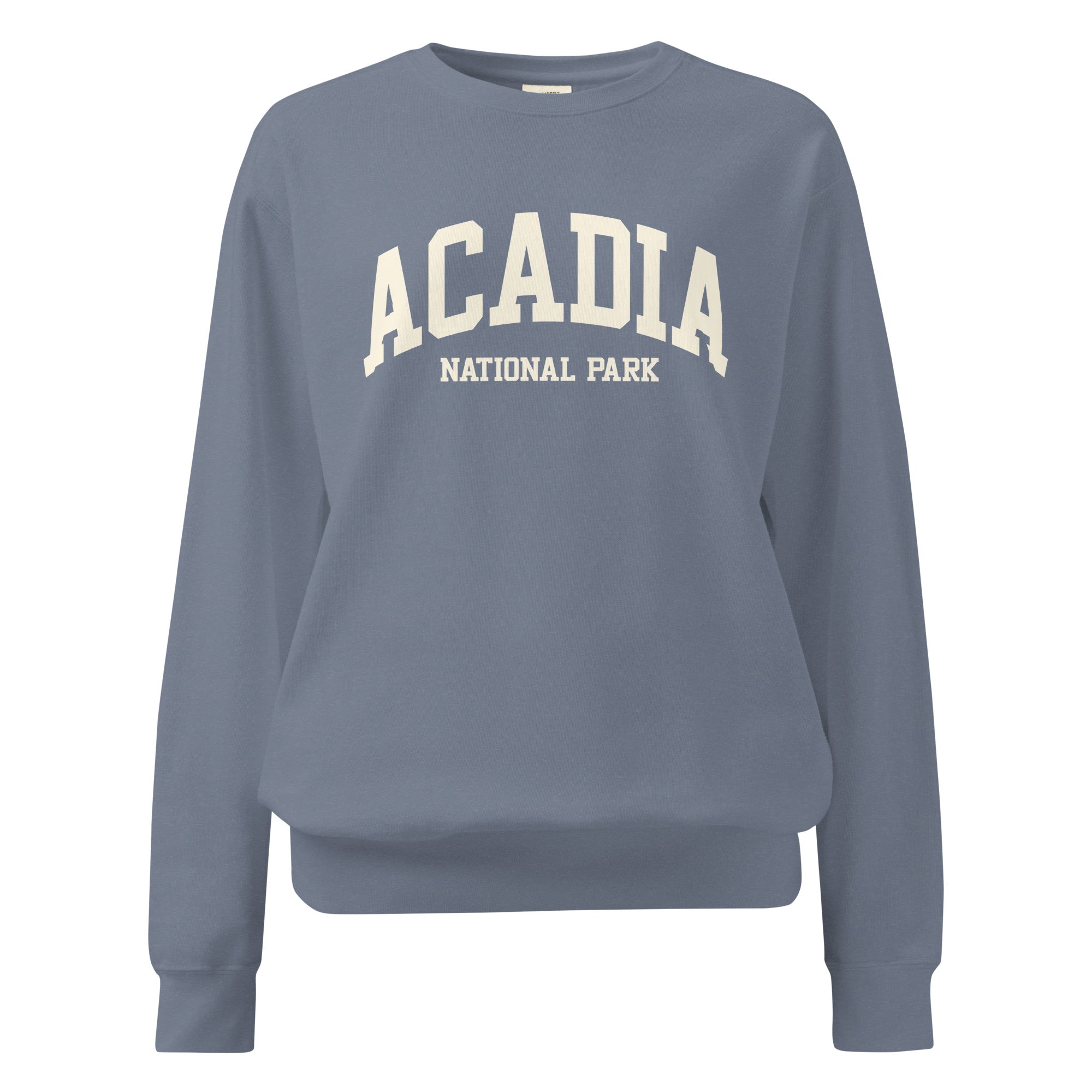 Acadia National Park Sweatshirt | Vintage Maine Varsity Style | Cozy New England Gift