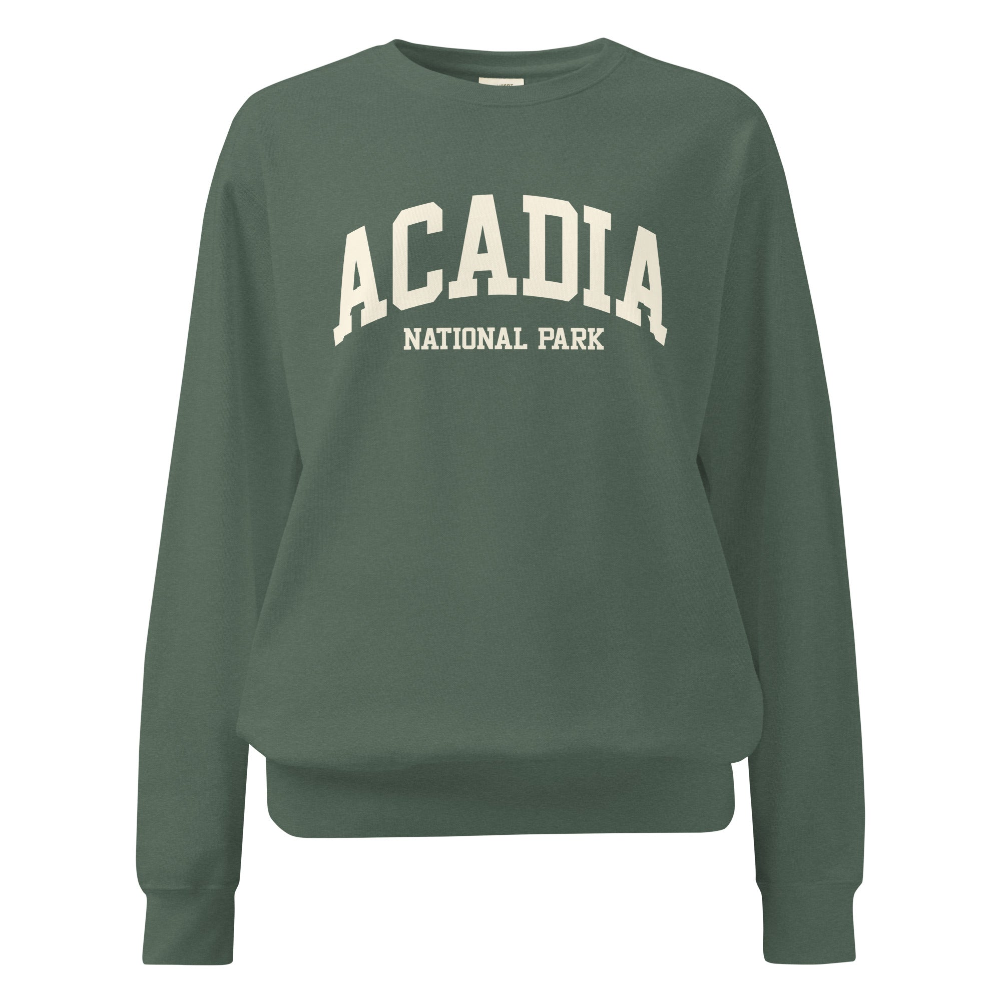 Acadia National Park Sweatshirt | Vintage Maine Varsity Style | Cozy New England Gift