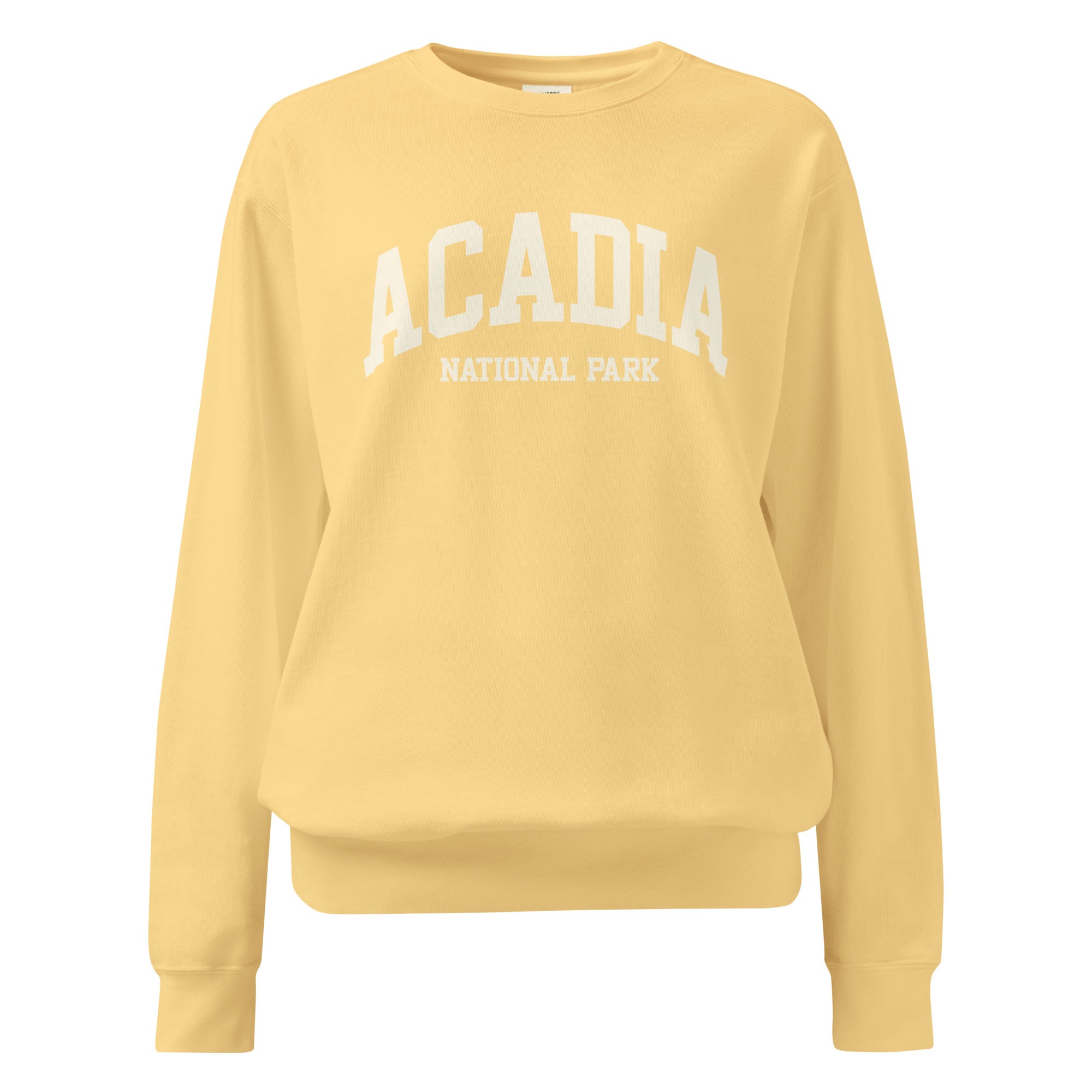 Acadia National Park Sweatshirt | Vintage Maine Varsity Style | Cozy New England Gift
