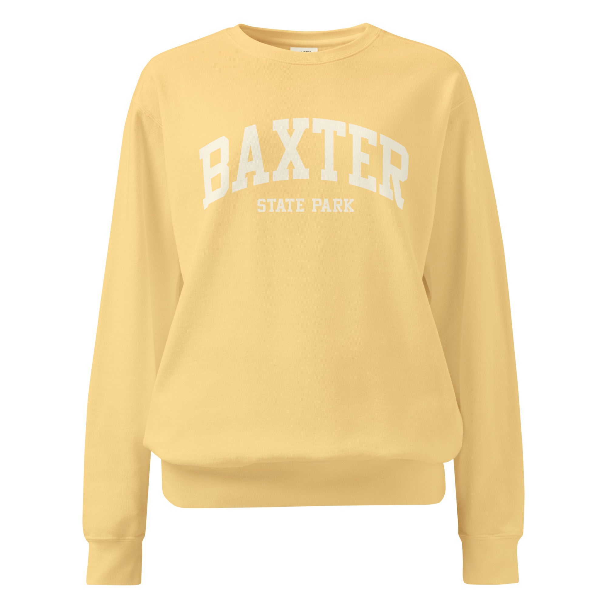 Baxter State Park Sweatshirt | Collegiate Varsity Crewneck | Vintage Campus Style Hiking Gift