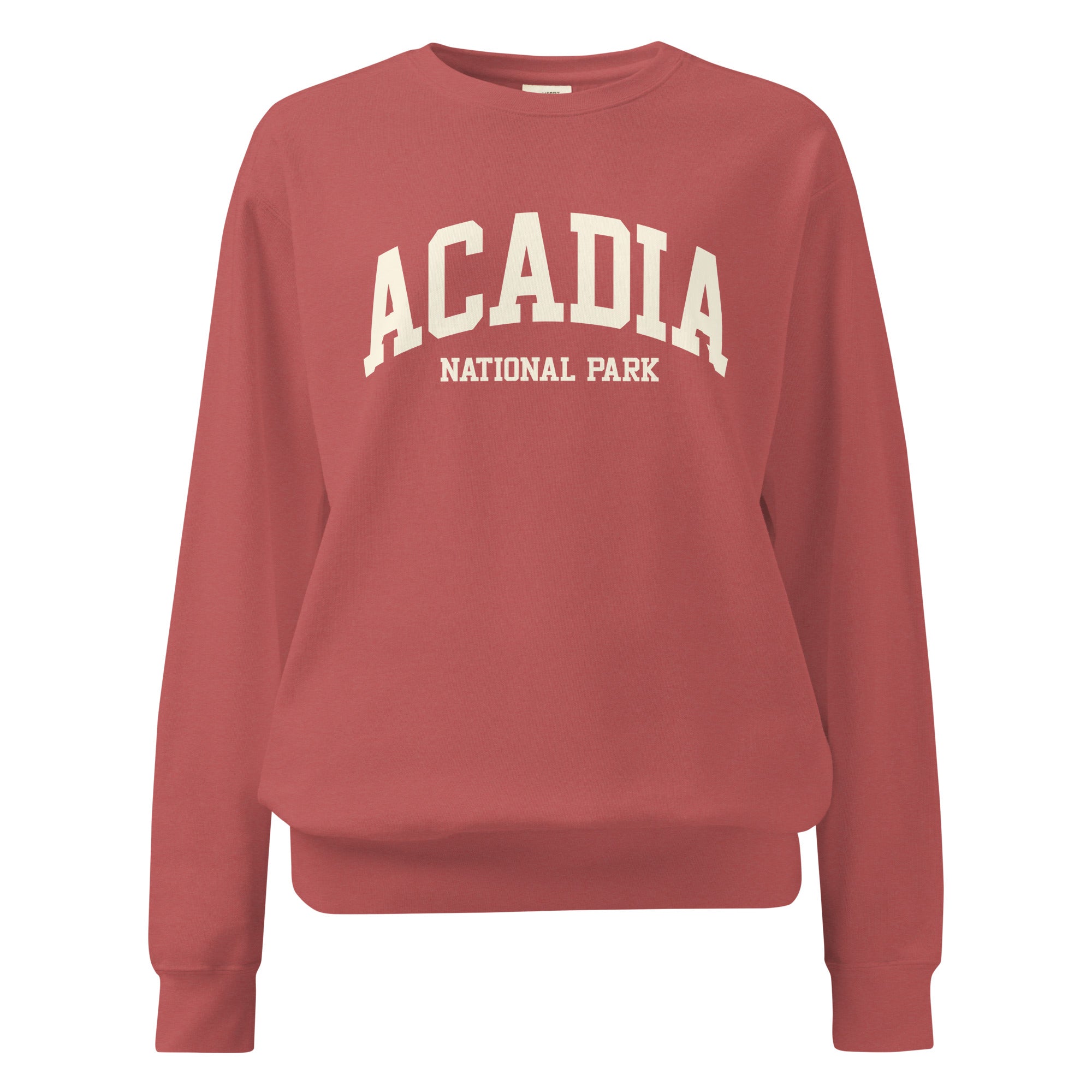Acadia National Park Sweatshirt | Vintage Maine Varsity Style | Cozy New England Gift