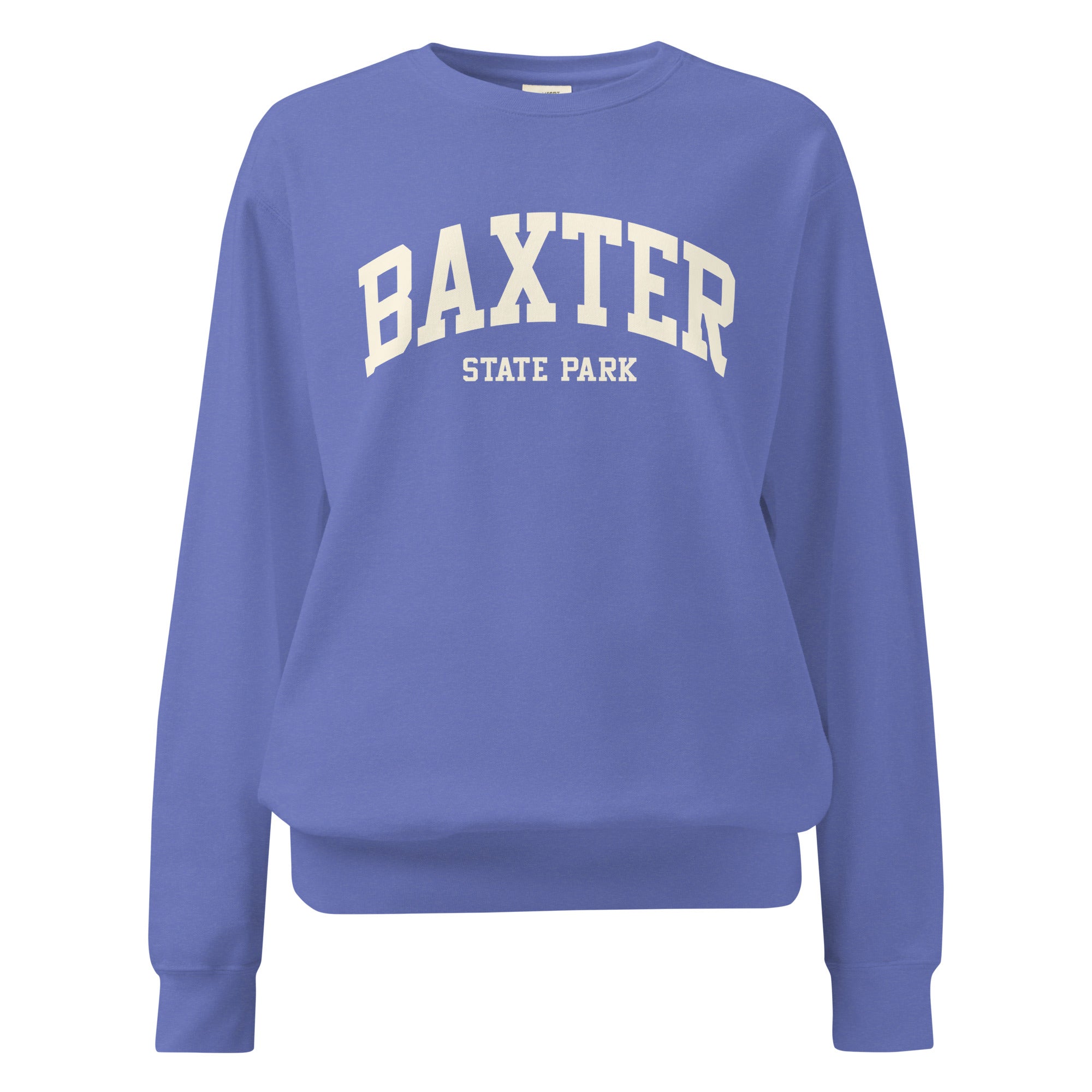 Baxter State Park Sweatshirt | Collegiate Varsity Crewneck | Vintage Campus Style Hiking Gift