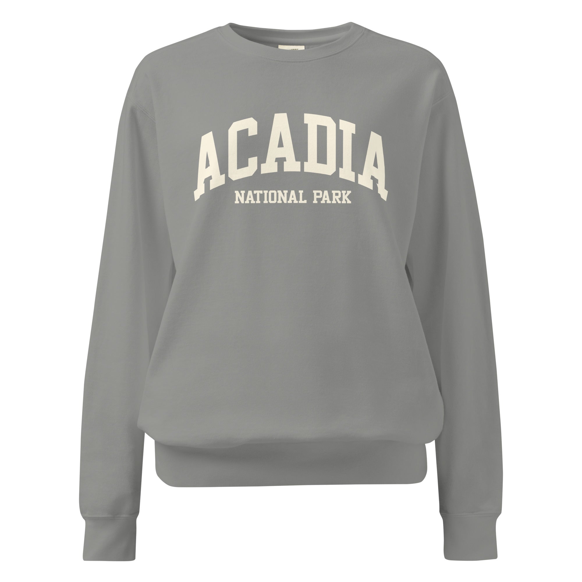 Acadia National Park Sweatshirt | Vintage Maine Varsity Style | Cozy New England Gift