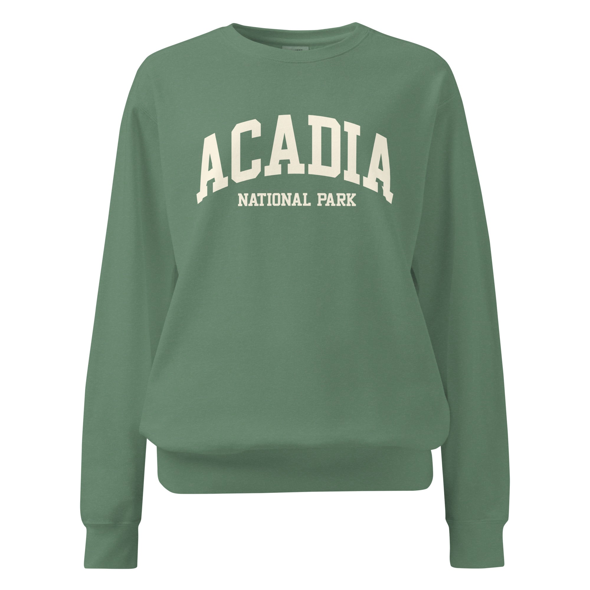 Acadia National Park Sweatshirt | Vintage Maine Varsity Style | Cozy New England Gift