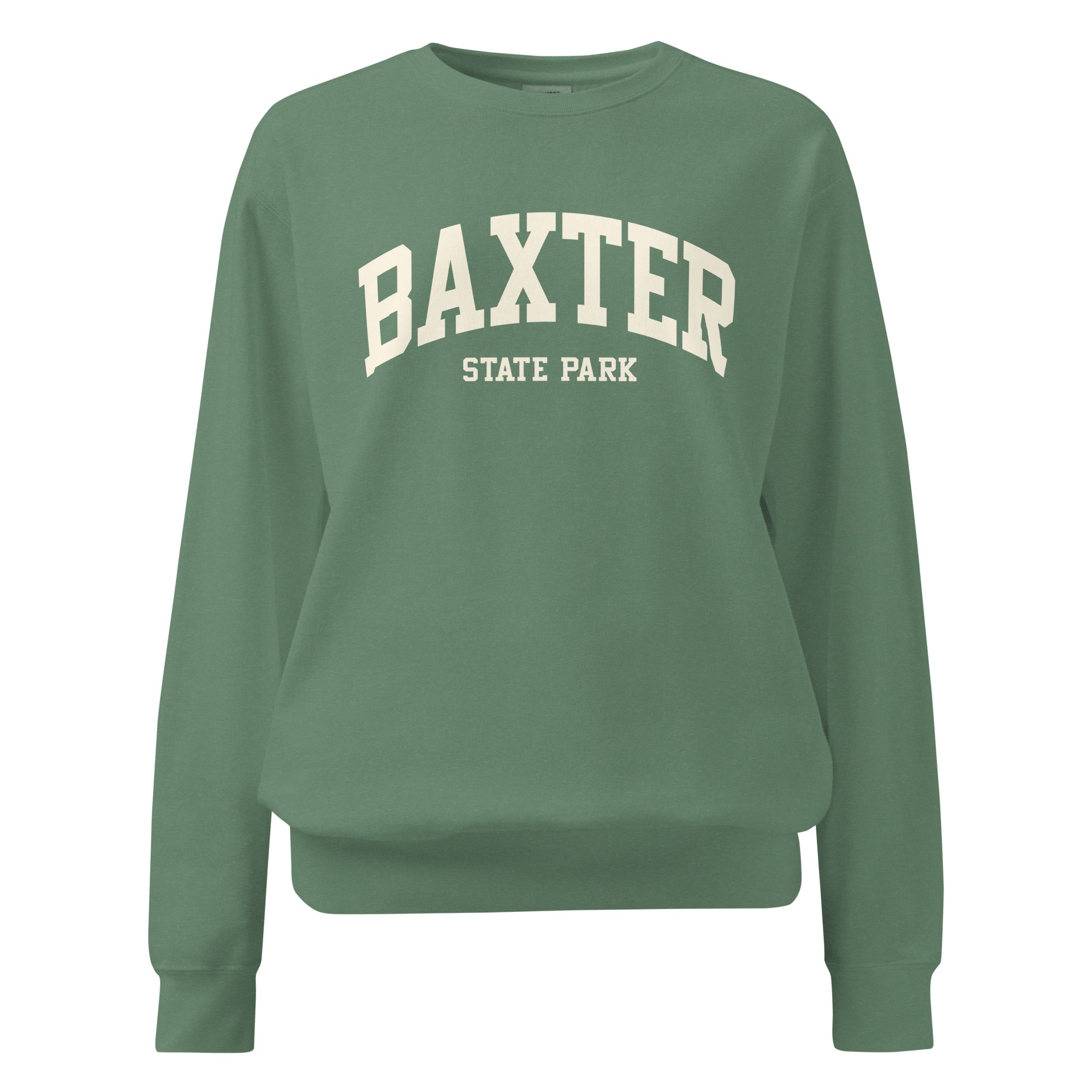 Baxter State Park Sweatshirt | Collegiate Varsity Crewneck | Vintage Campus Style Hiking Gift