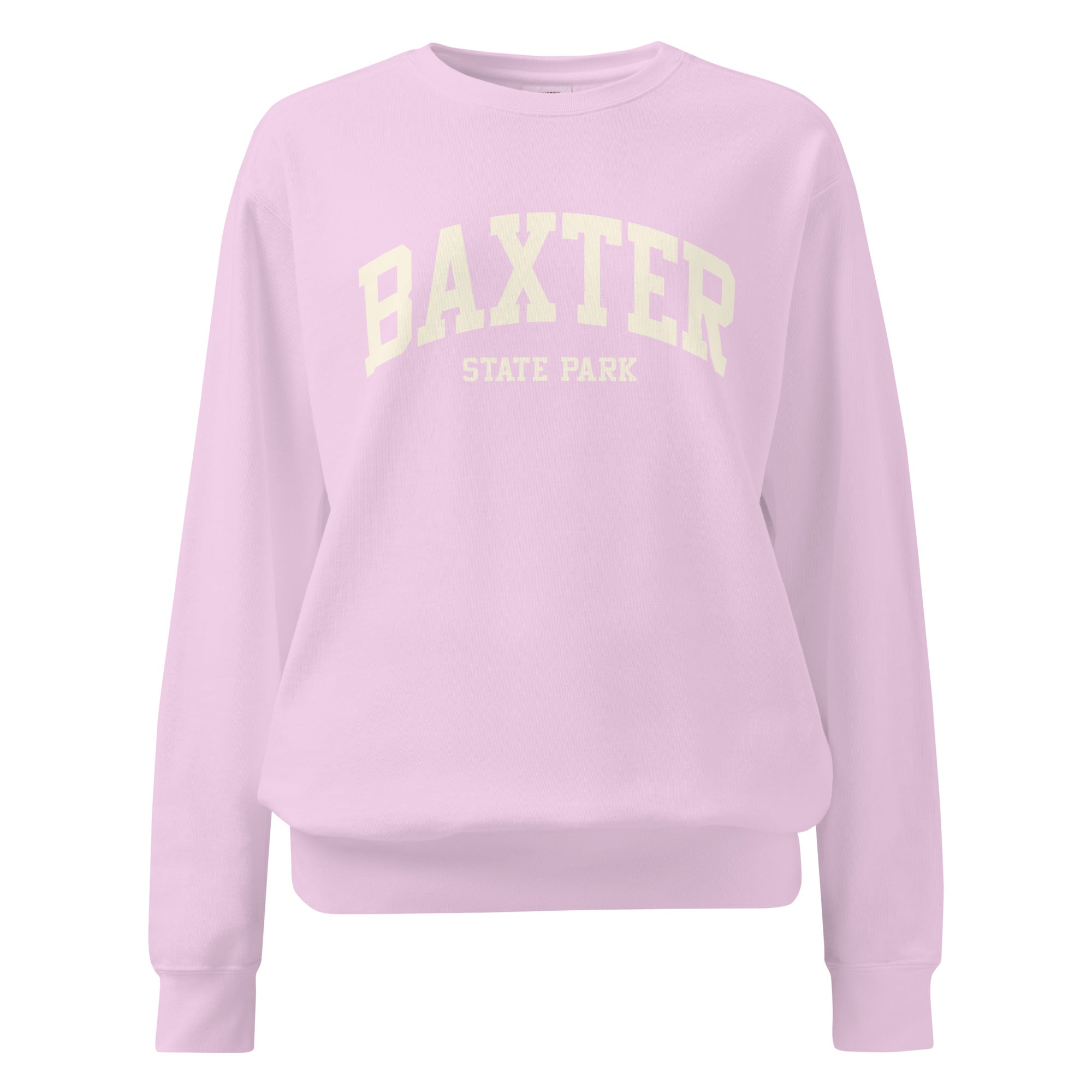 Baxter State Park Sweatshirt | Collegiate Varsity Crewneck | Vintage Campus Style Hiking Gift