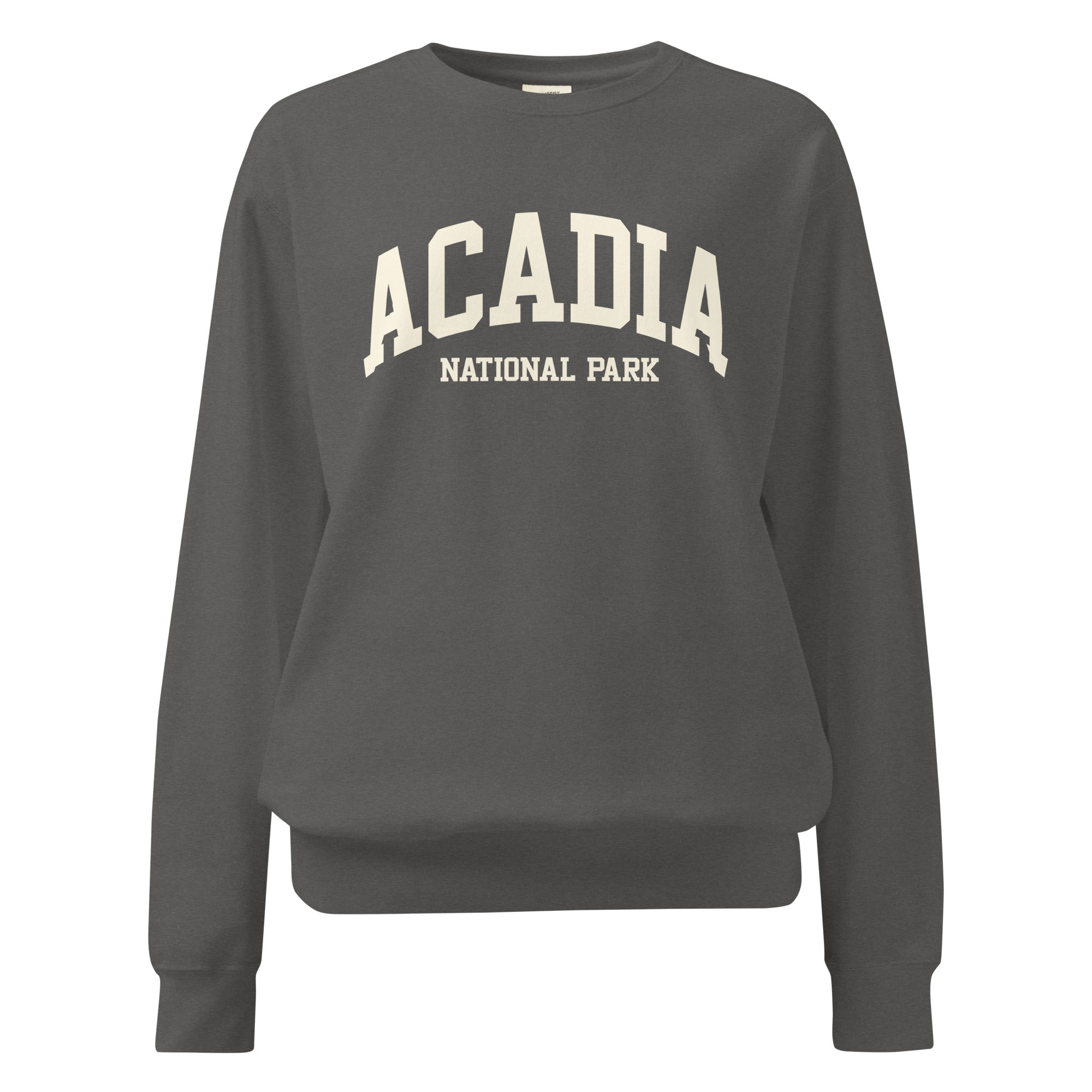 Acadia National Park Sweatshirt | Vintage Maine Varsity Style | Cozy New England Gift