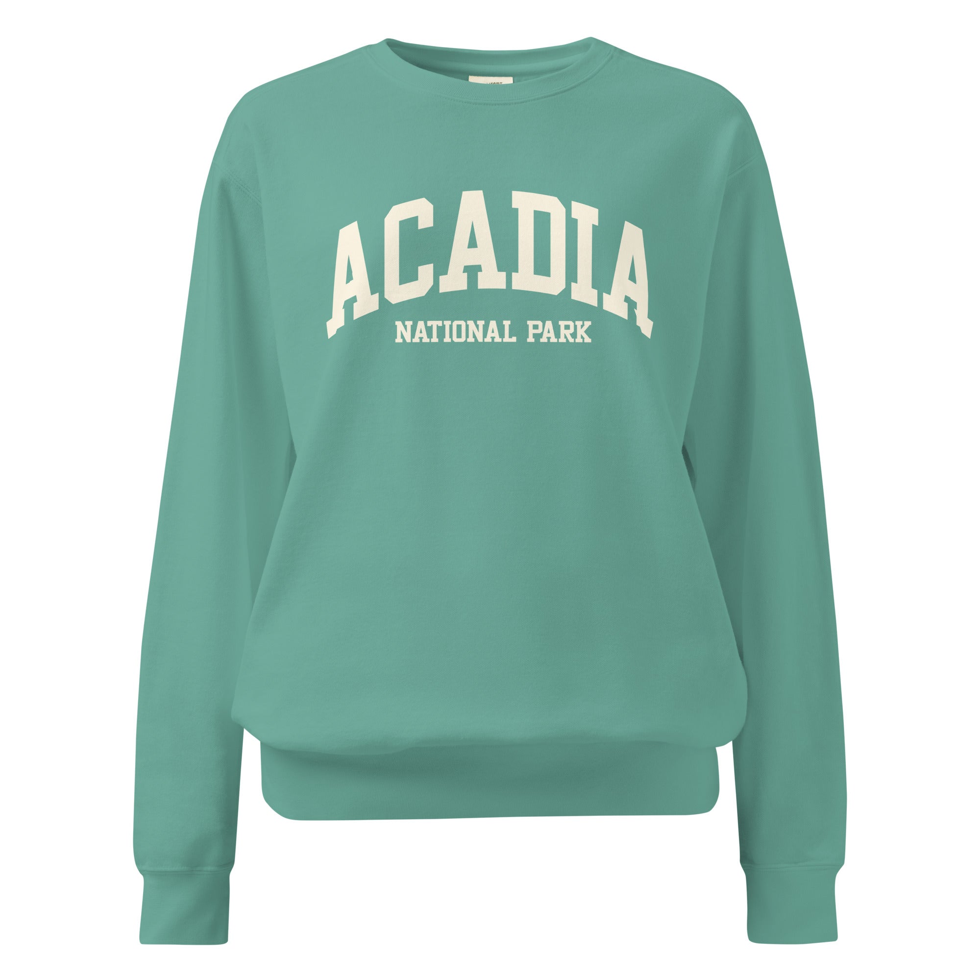 Acadia National Park Sweatshirt | Vintage Maine Varsity Style | Cozy New England Gift
