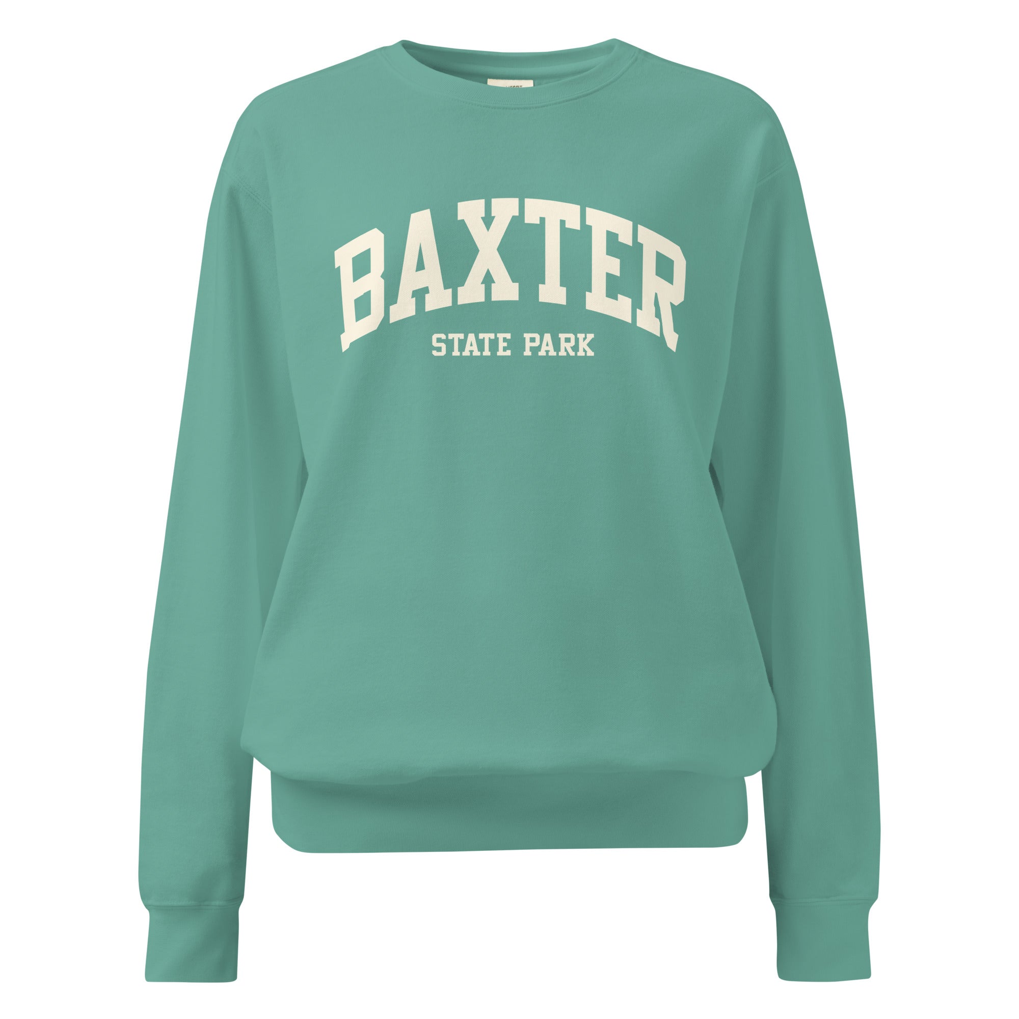 Baxter State Park Sweatshirt | Collegiate Varsity Crewneck | Vintage Campus Style Hiking Gift