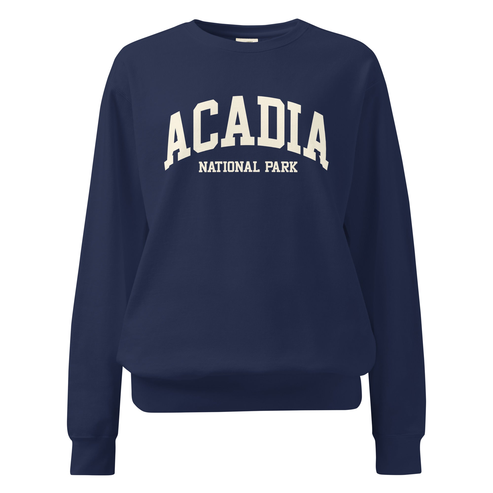 Acadia National Park Sweatshirt | Vintage Maine Varsity Style | Cozy New England Gift