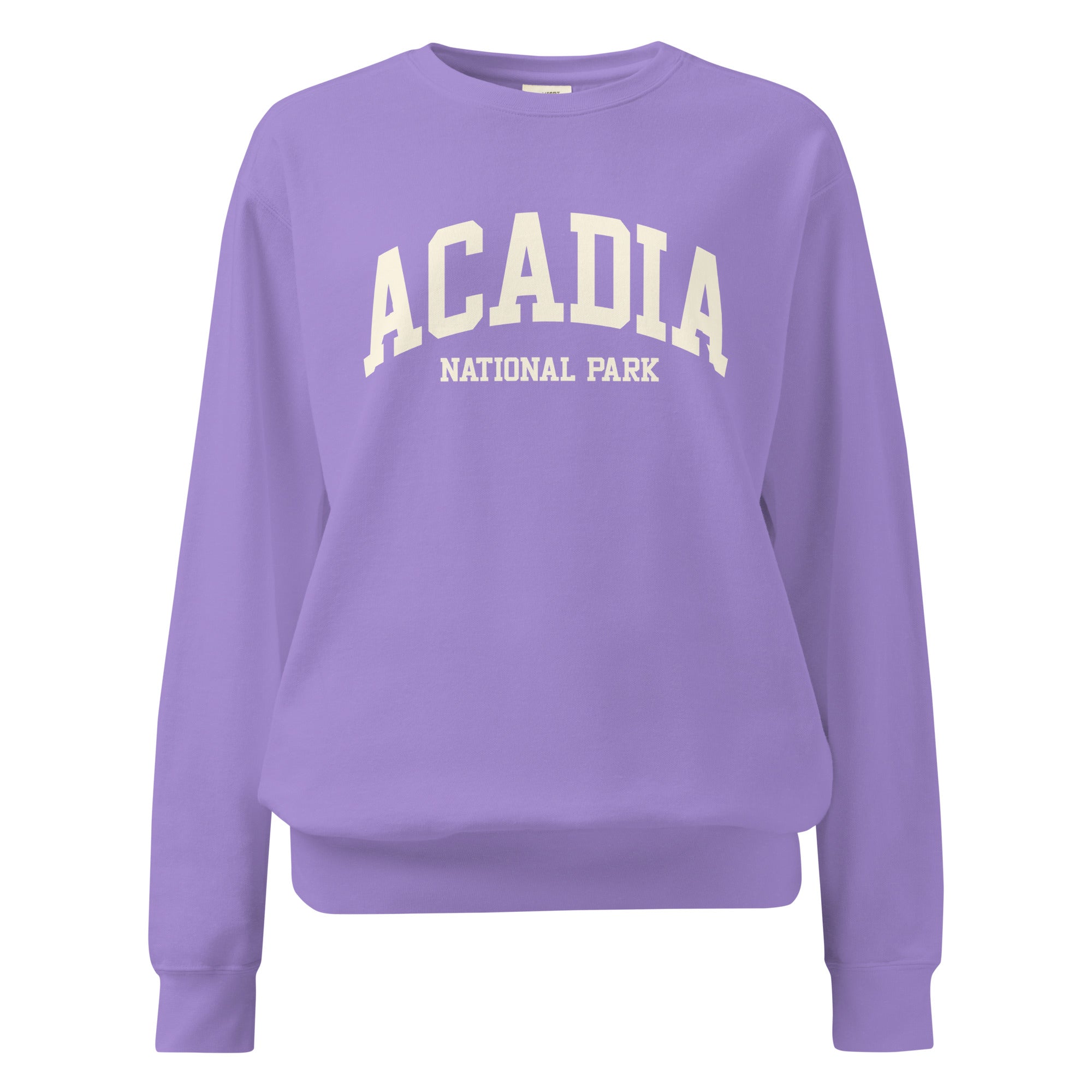 Acadia National Park Sweatshirt | Vintage Maine Varsity Style | Cozy New England Gift