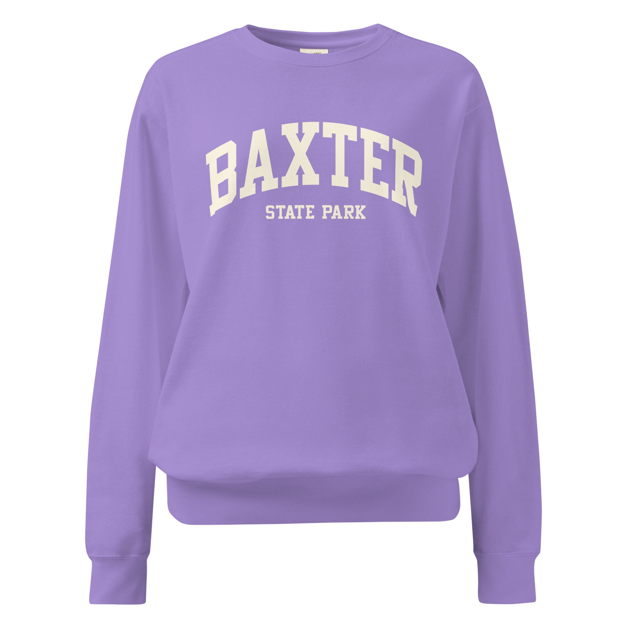 Baxter State Park Sweatshirt | Collegiate Varsity Crewneck | Vintage Campus Style Hiking Gift
