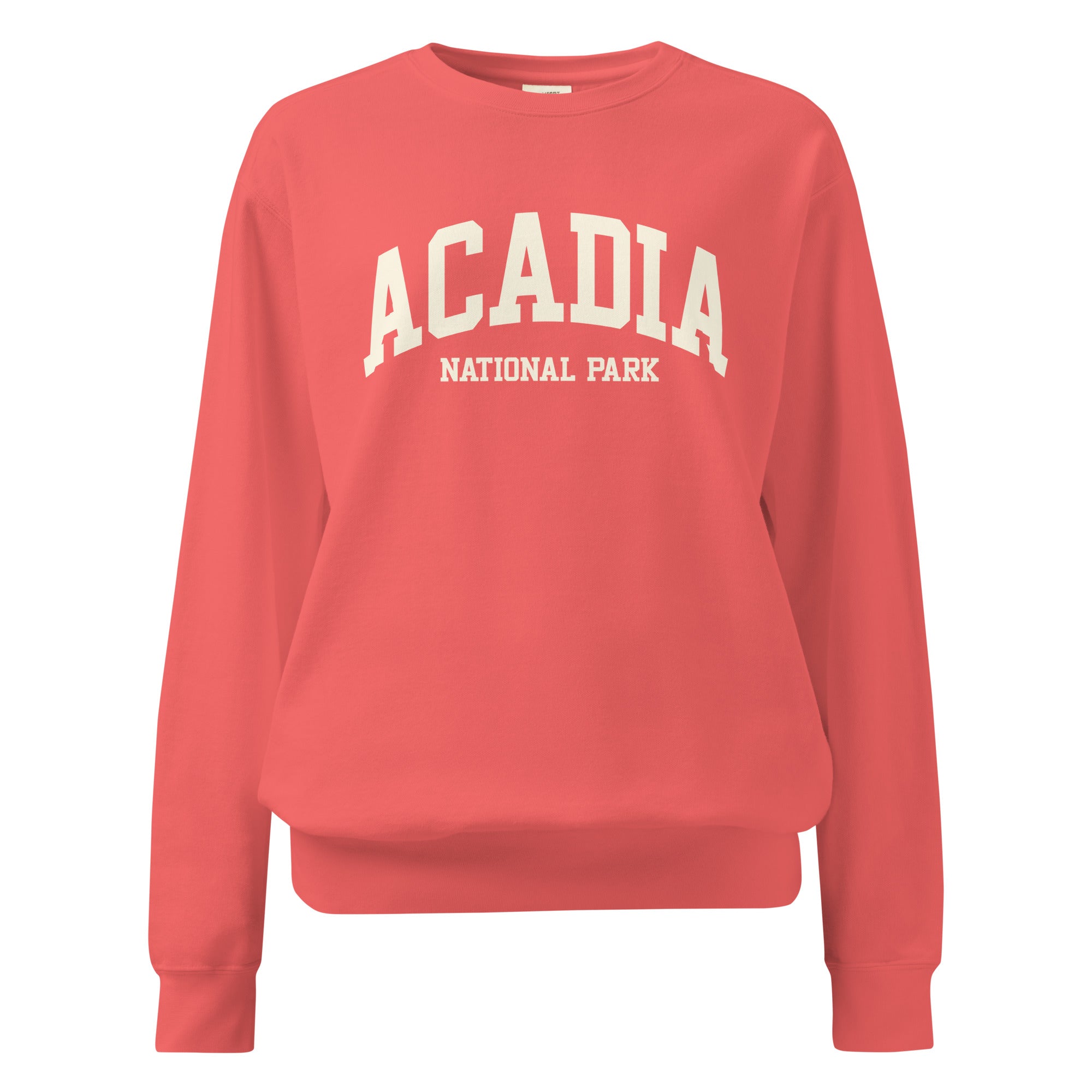 Acadia National Park Sweatshirt | Vintage Maine Varsity Style | Cozy New England Gift