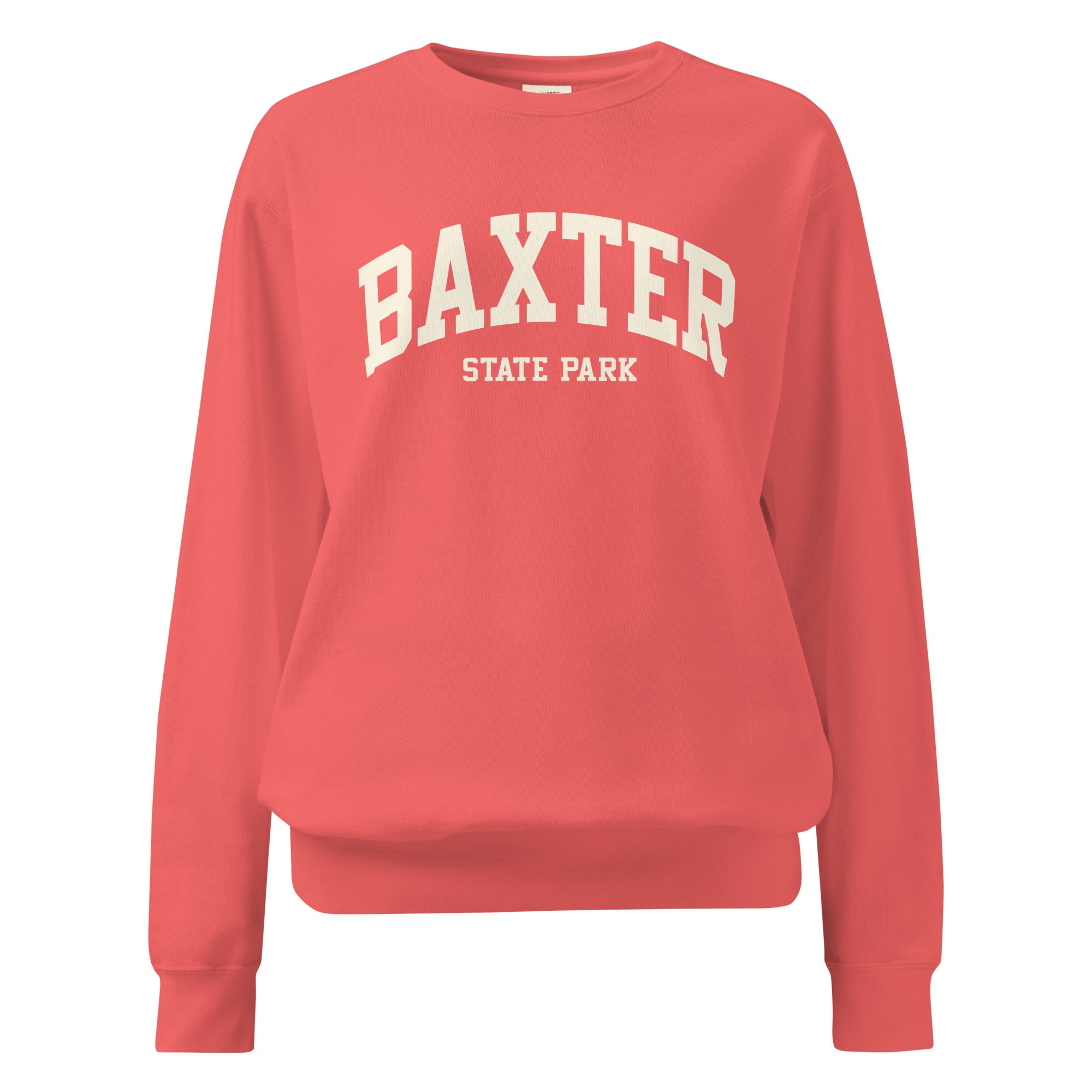Baxter State Park Sweatshirt | Collegiate Varsity Crewneck | Vintage Campus Style Hiking Gift